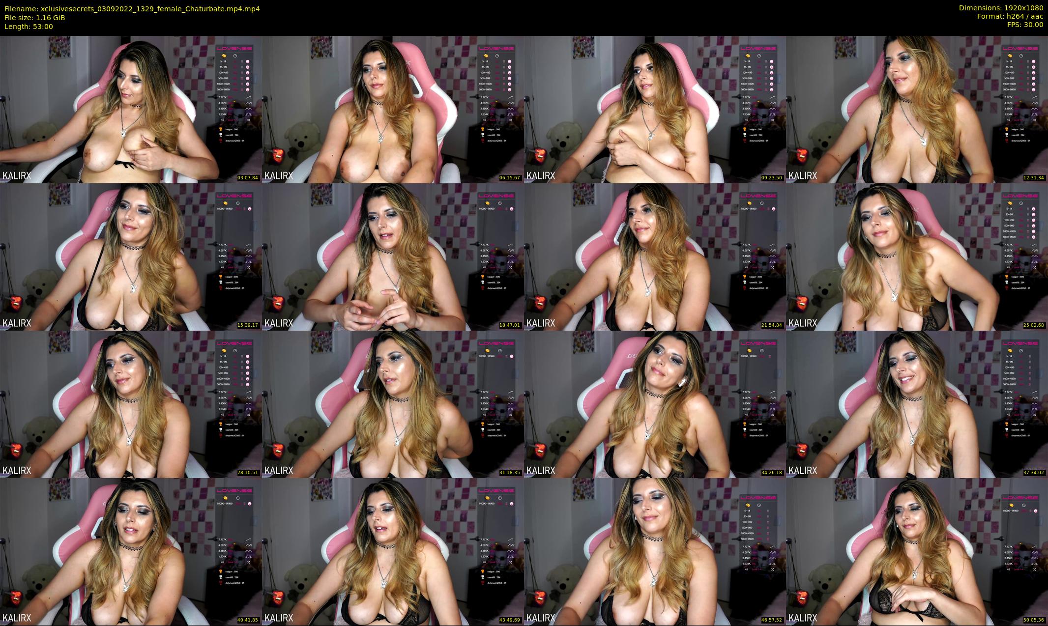 xclusivesecrets — 53 minute Chaturbate female cam show recording, 1080p, Sep 3, 2022