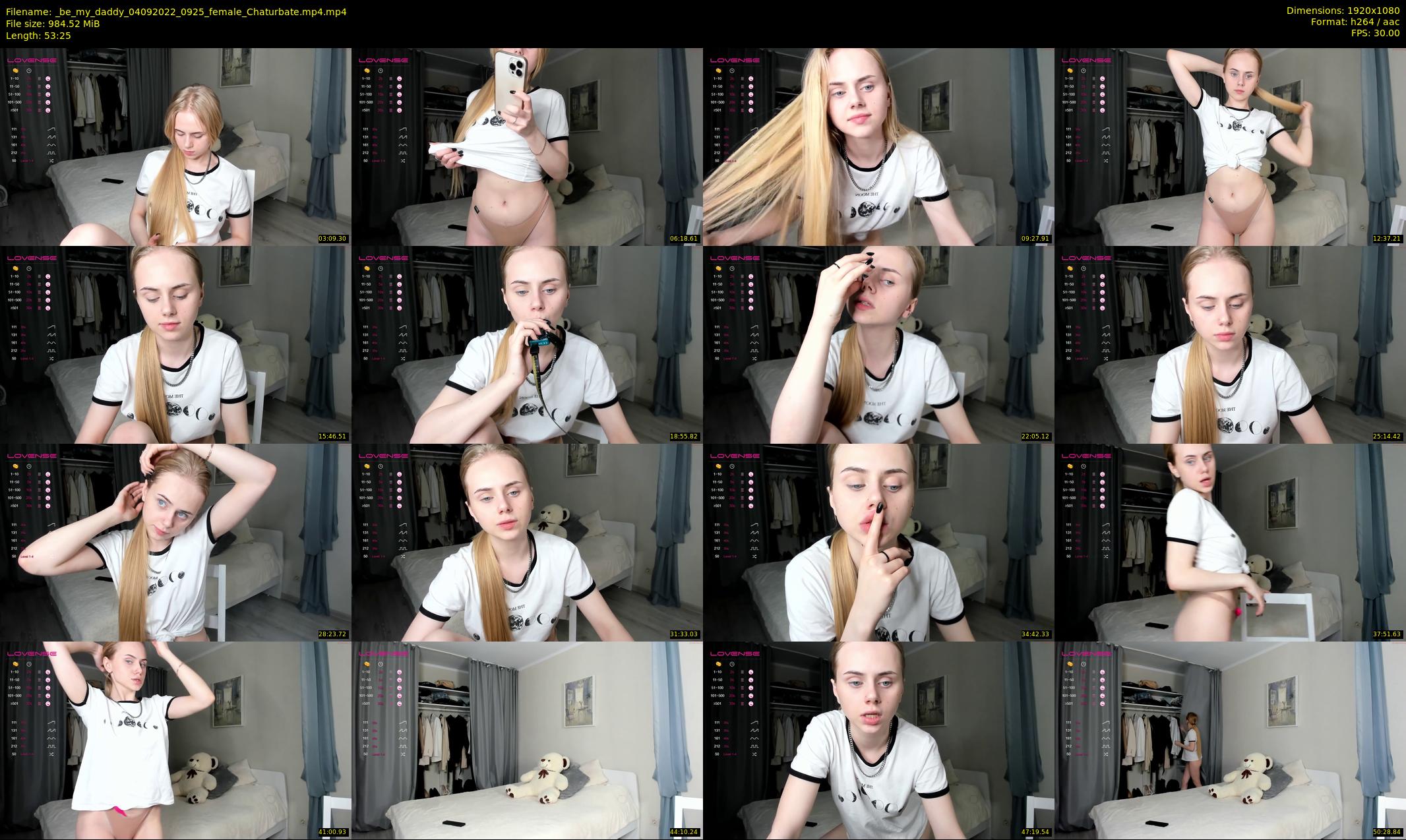 _be_my_daddy — 54 minute Chaturbate female cam show recording, 1080p, Sep 4, 2022