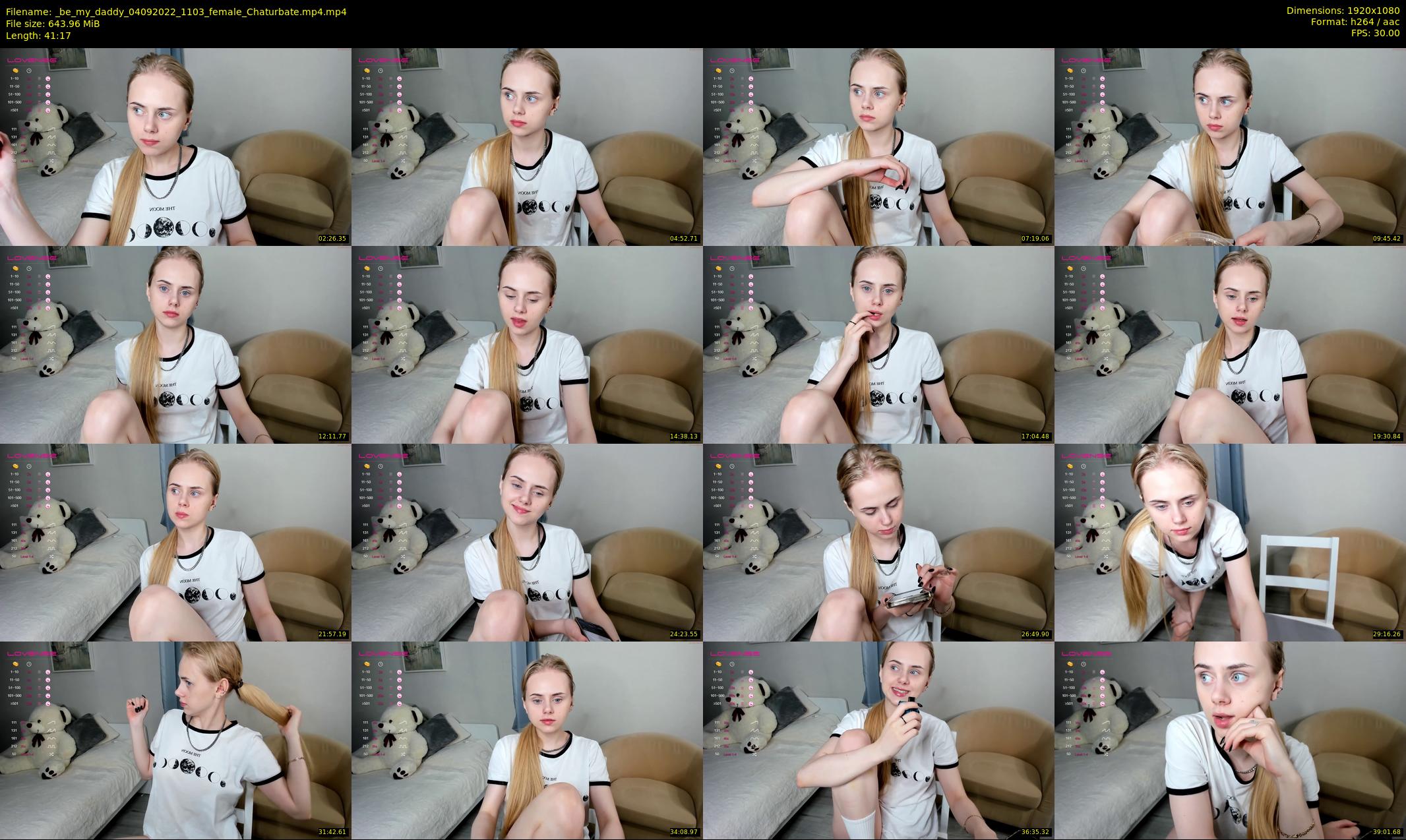 _be_my_daddy — 42 minute Chaturbate female cam show recording, 1080p, Sep 4, 2022