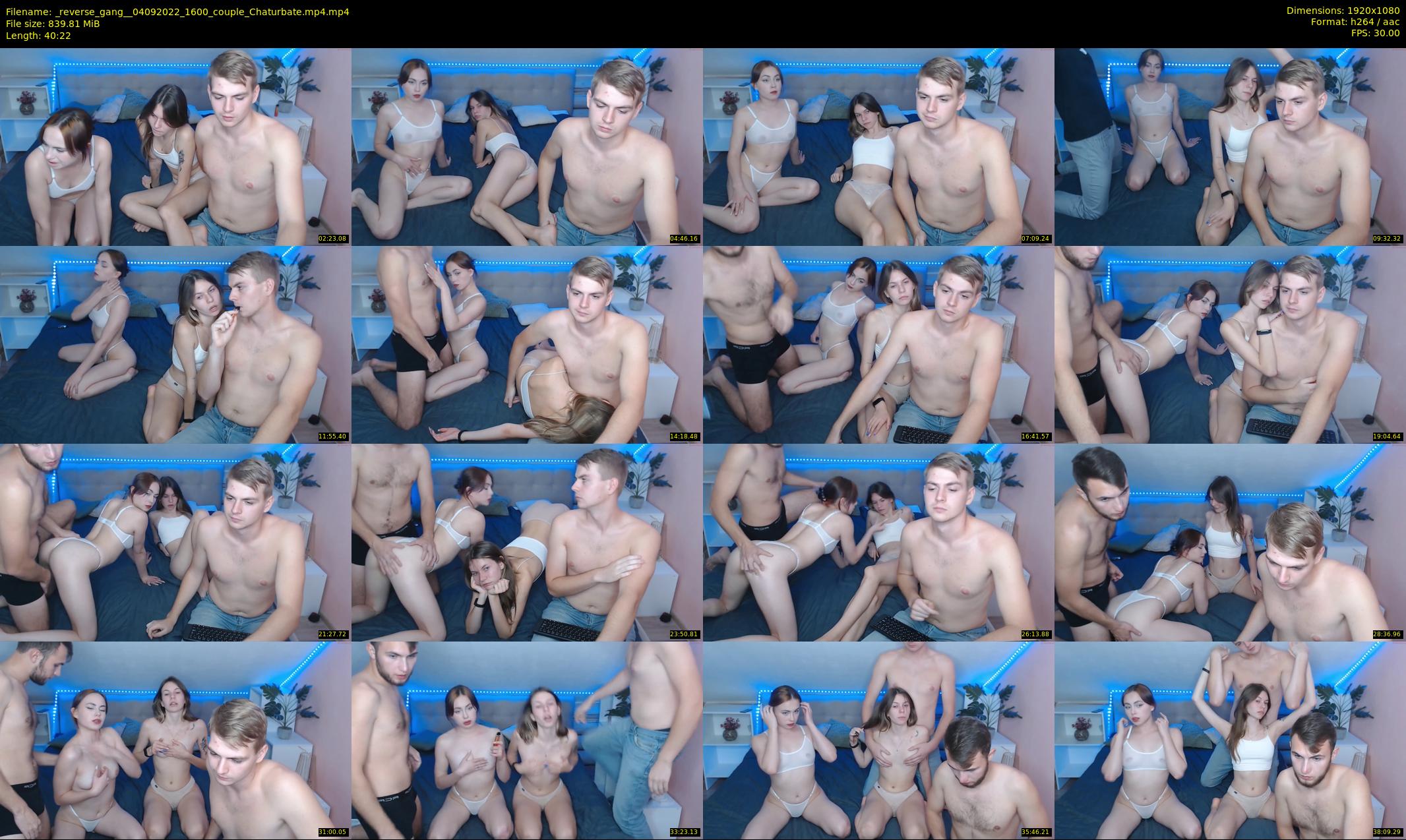 _reverse_gang_ — 41 minute Chaturbate couple cam show recording, 1080p, Sep 4, 2022