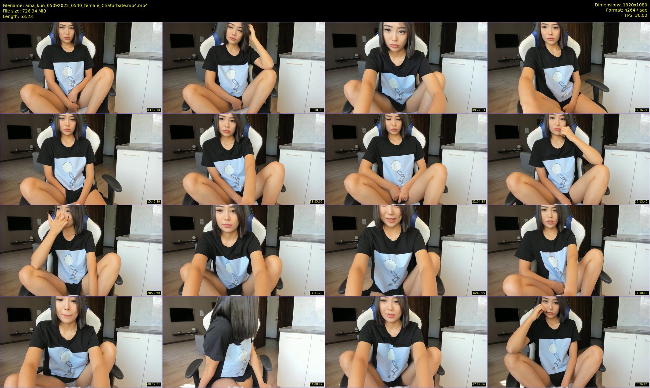 aina_kun — 54 minute Chaturbate female cam show recording, 1080p, Sep 5, 2022