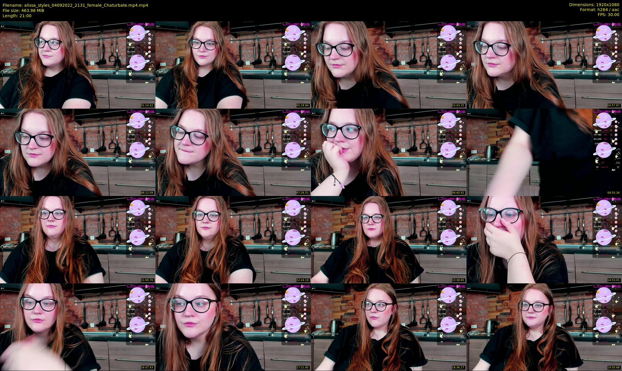 alissa_styles — 21 minute Chaturbate female cam show recording, 1080p, Sep 4, 2022