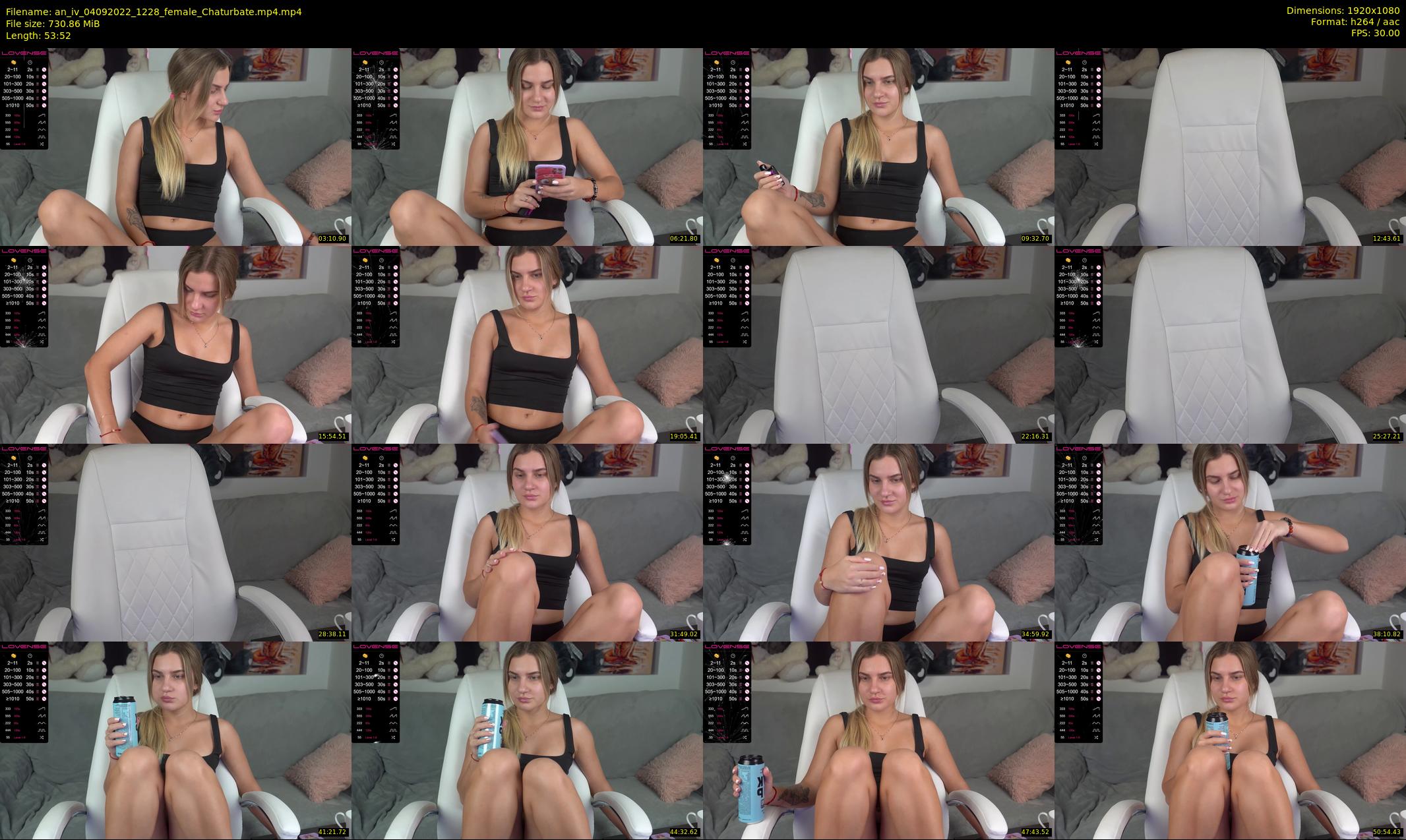 an_iv — 54 minute Chaturbate female cam show recording, 1080p, Sep 4, 2022