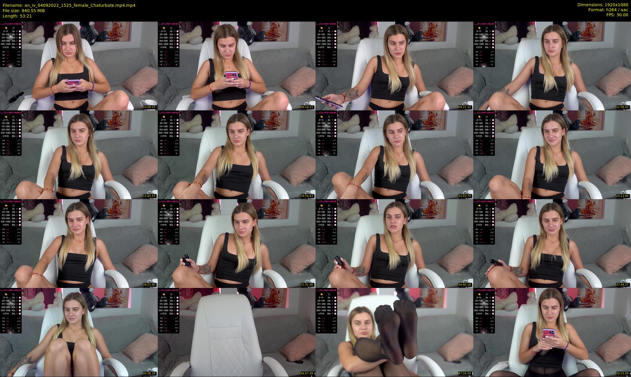 an_iv — 54 minute Chaturbate female cam show recording, 1080p, Sep 4, 2022