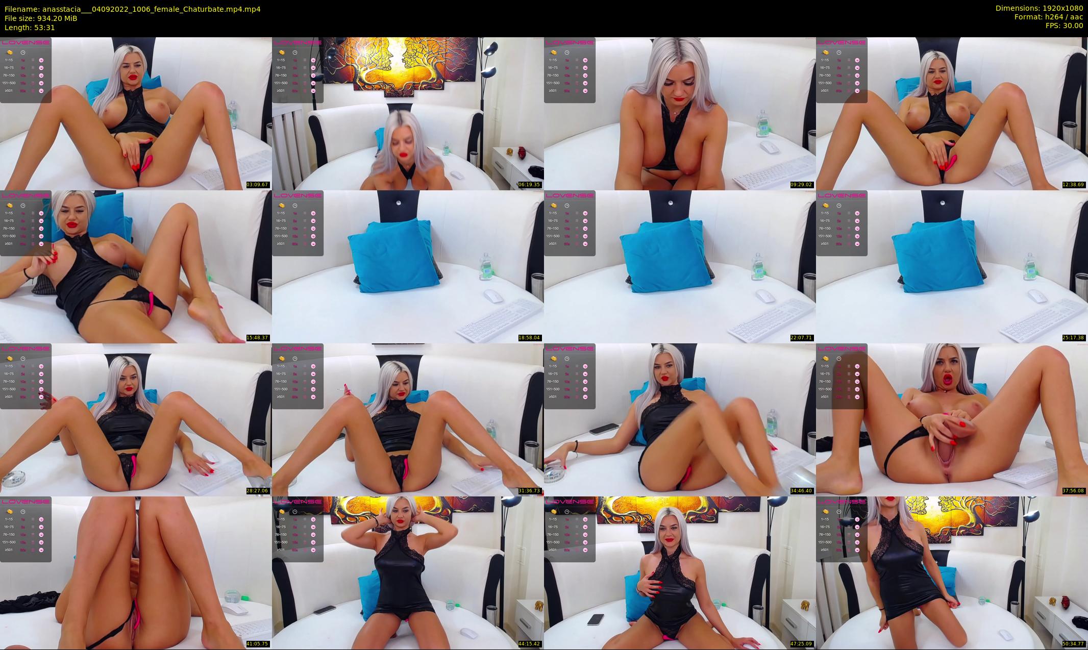 anasstacia__ — 54 minute Chaturbate female cam show recording, 1080p, Sep 4, 2022