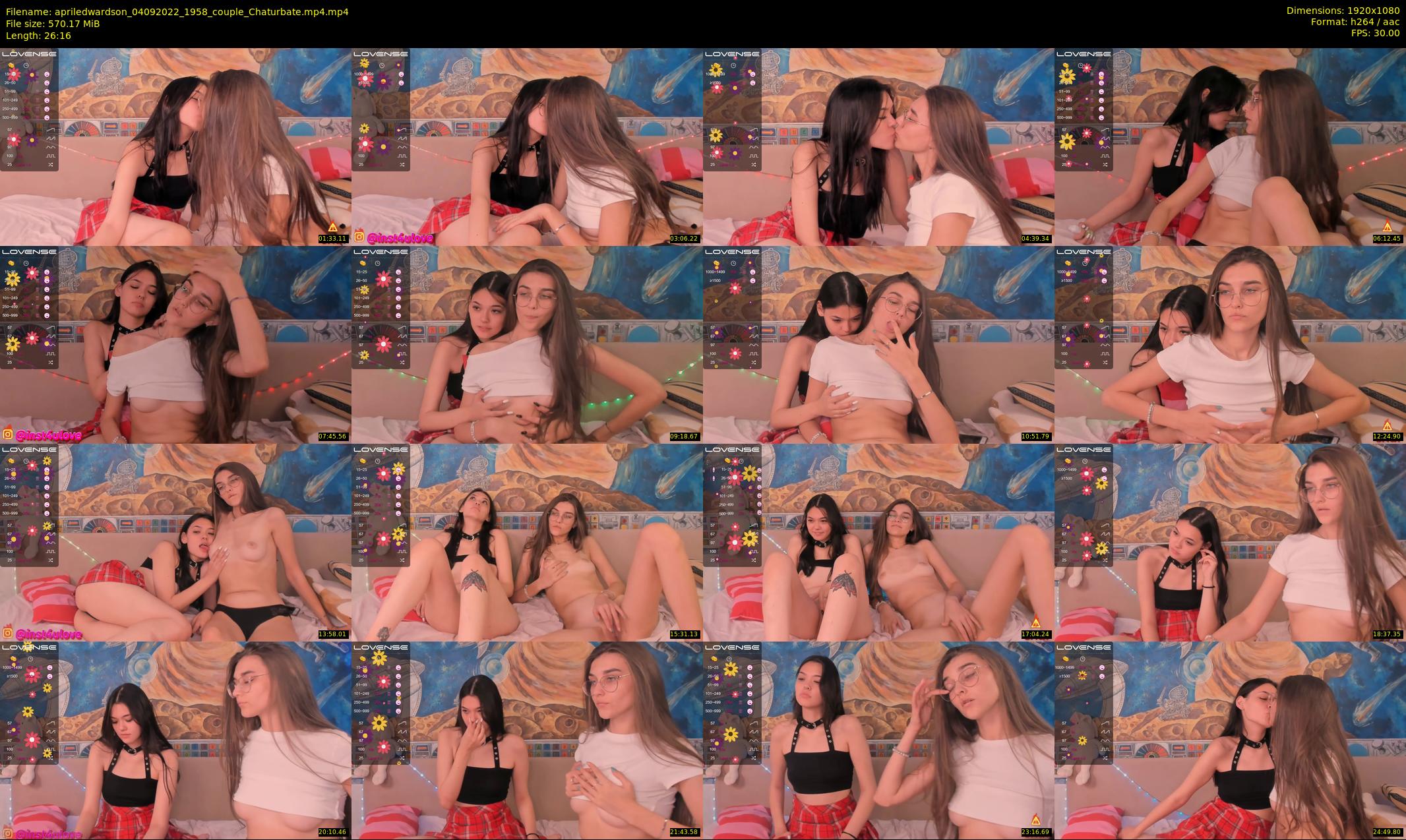 apriledwardson — 27 minute Chaturbate couple cam show recording, 1080p, Sep 4, 2022