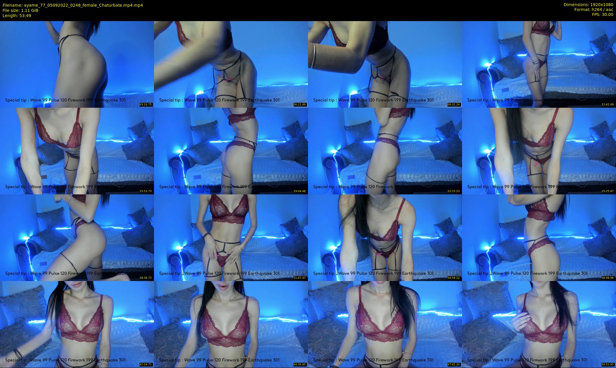ayame_77 — 54 minute Chaturbate female cam show recording, 1080p, Sep 5, 2022