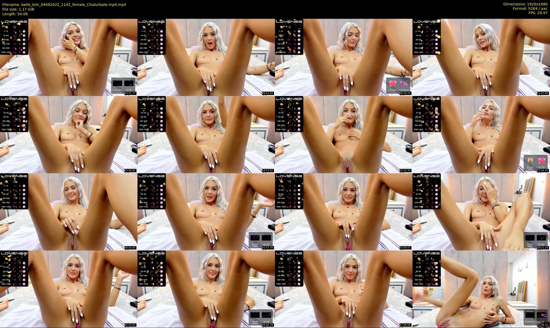belle_kim — 55 minute Chaturbate female cam show recording, 1080p, Sep 4, 2022