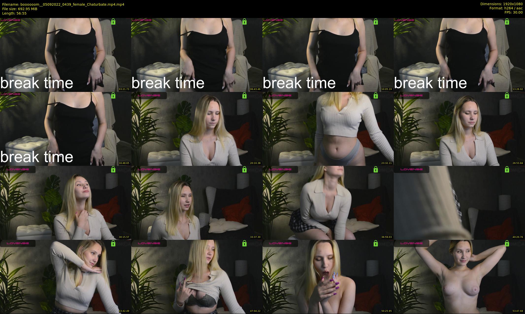 boooooom_ — 57 minute Chaturbate female cam show recording, 1080p, Sep 5, 2022