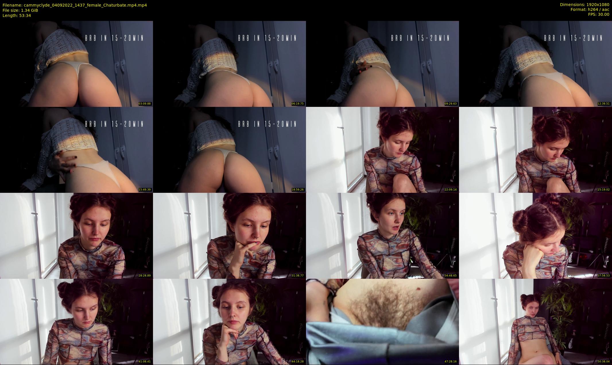 cammyclyde — 54 minute Chaturbate female cam show recording, 1080p, Sep 4, 2022