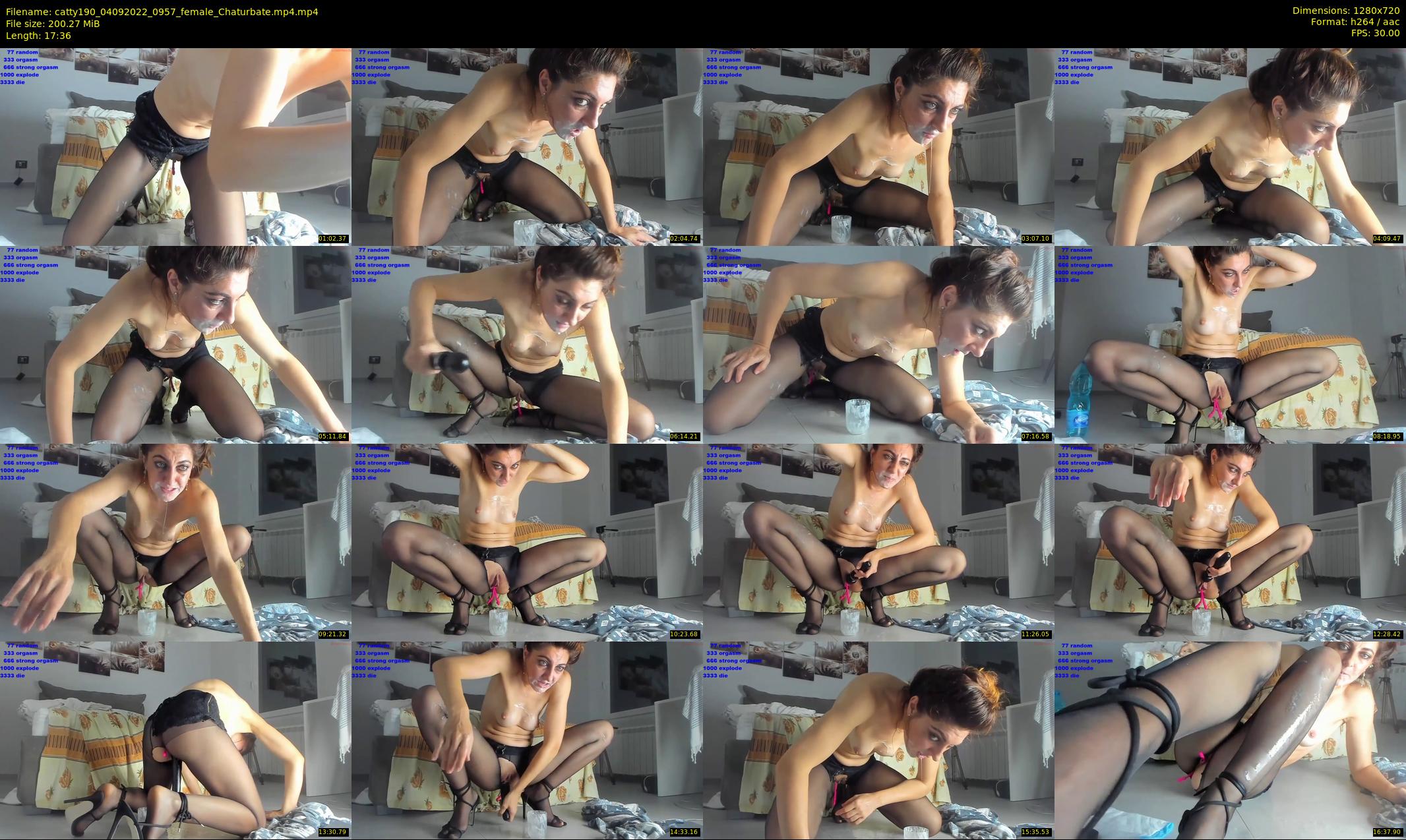 catty190 — 18 minute Chaturbate female cam show recording, 720p, Sep 4, 2022