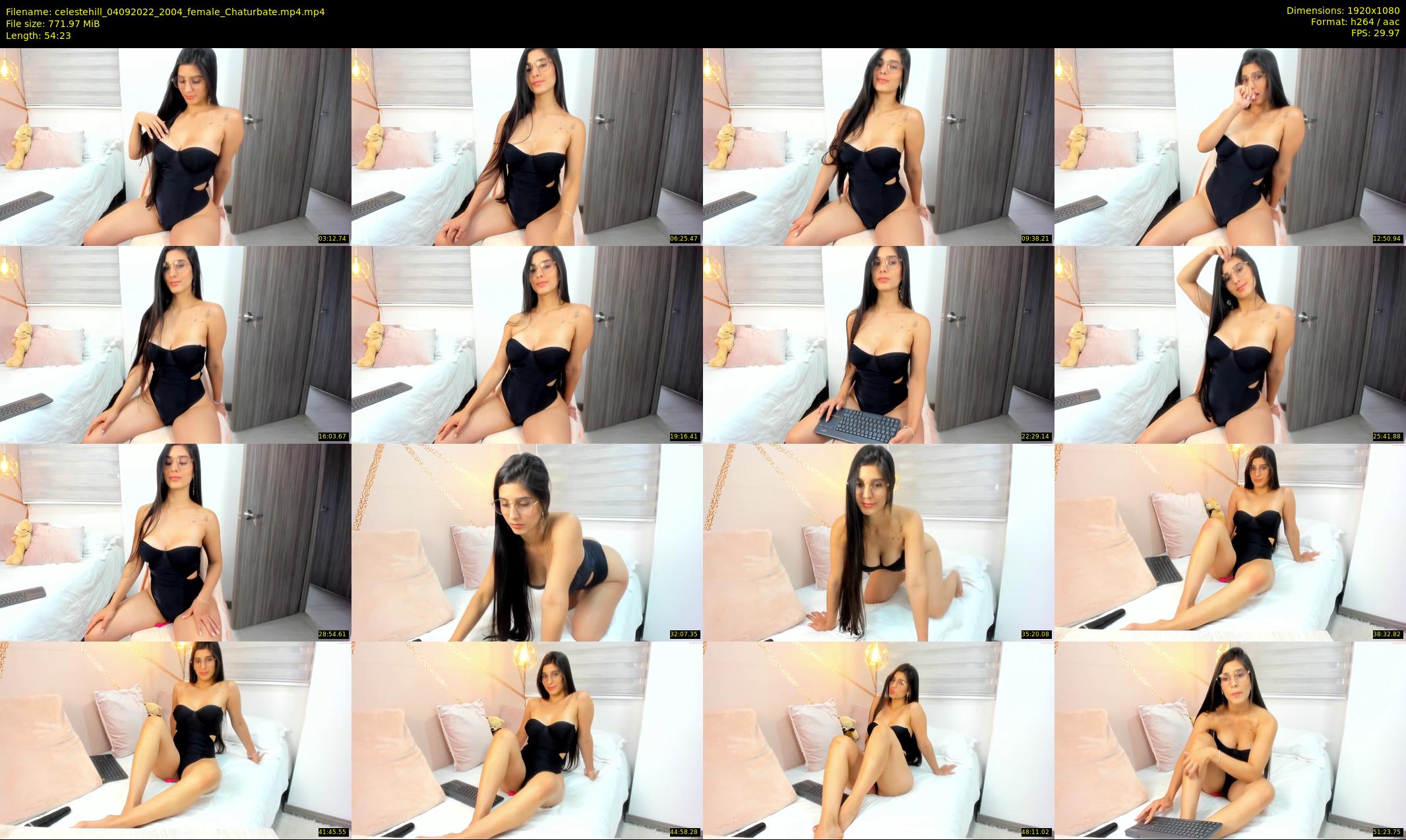 celestehill — 55 minute Chaturbate female cam show recording, 1080p, Sep 4, 2022