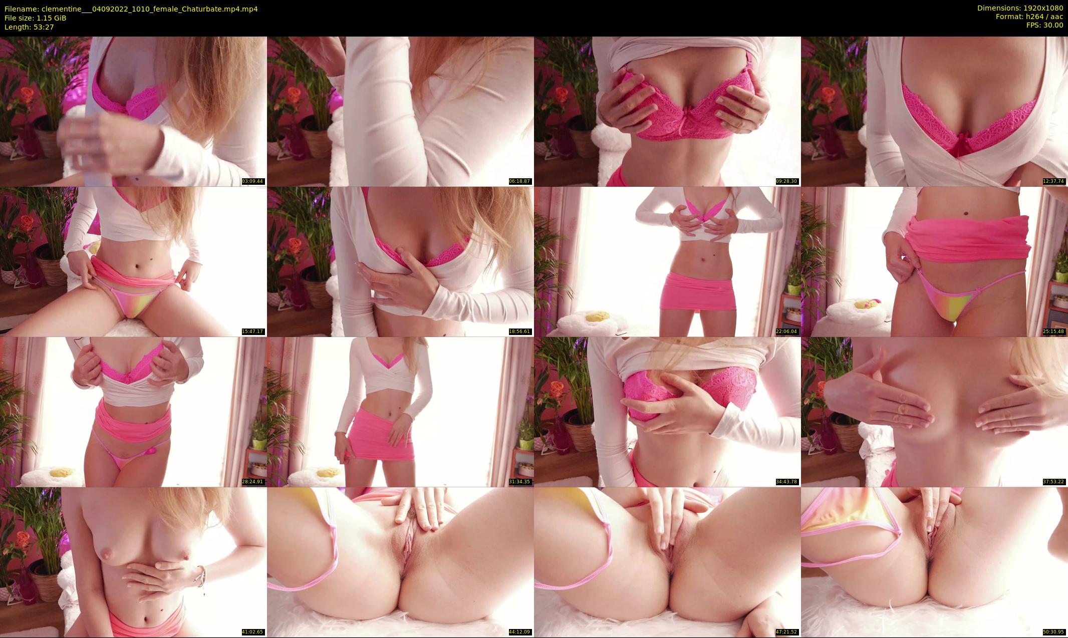 clementine__ — 54 minute Chaturbate female cam show recording, 1080p, Sep 4, 2022