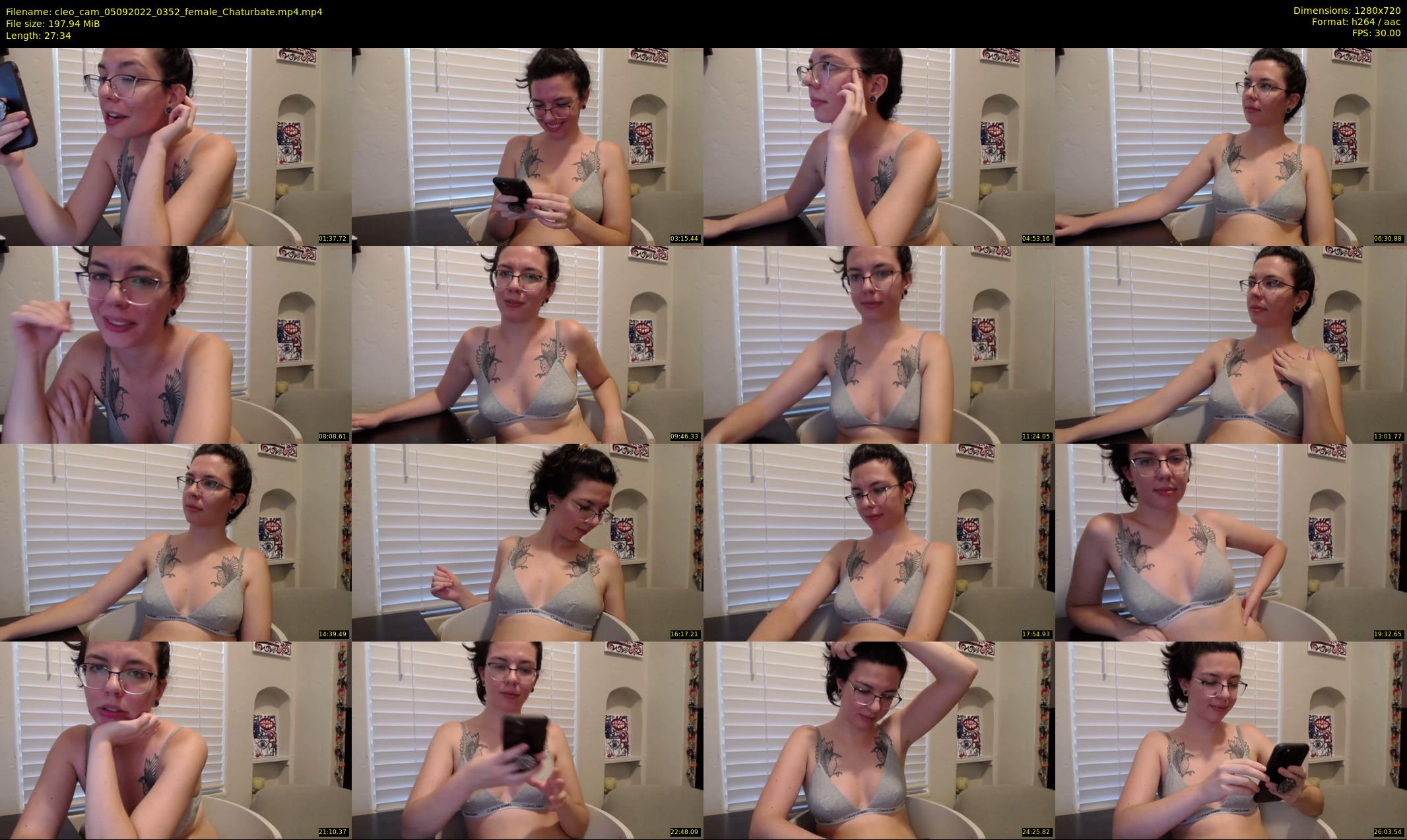 cleo_cam — 28 minute Chaturbate female cam show recording, 720p, Sep 5, 2022