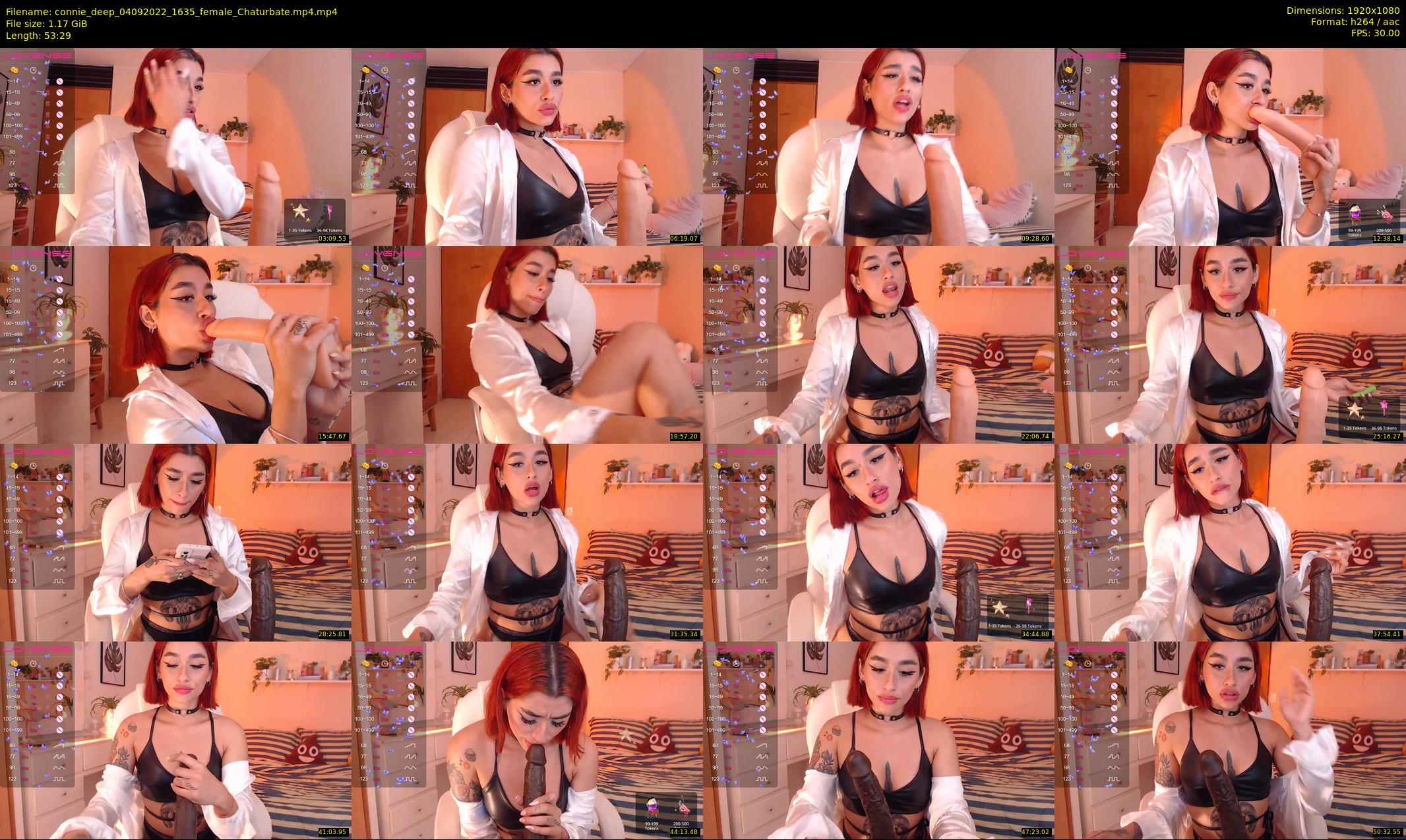 connie_deep — 54 minute Chaturbate female cam show recording, 1080p, Sep 4, 2022