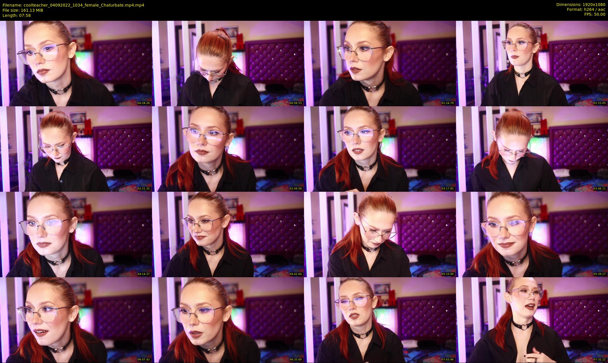 coolteacher — 8 minute Chaturbate female cam show recording, 1080p, Sep 4, 2022