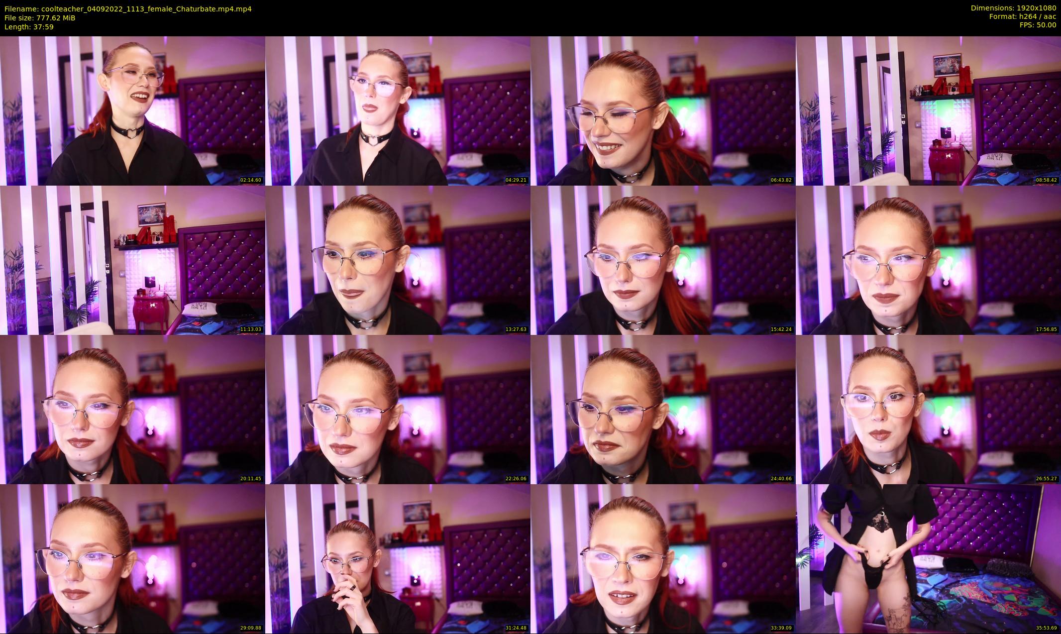 coolteacher — 38 minute Chaturbate female cam show recording, 1080p, Sep 4, 2022