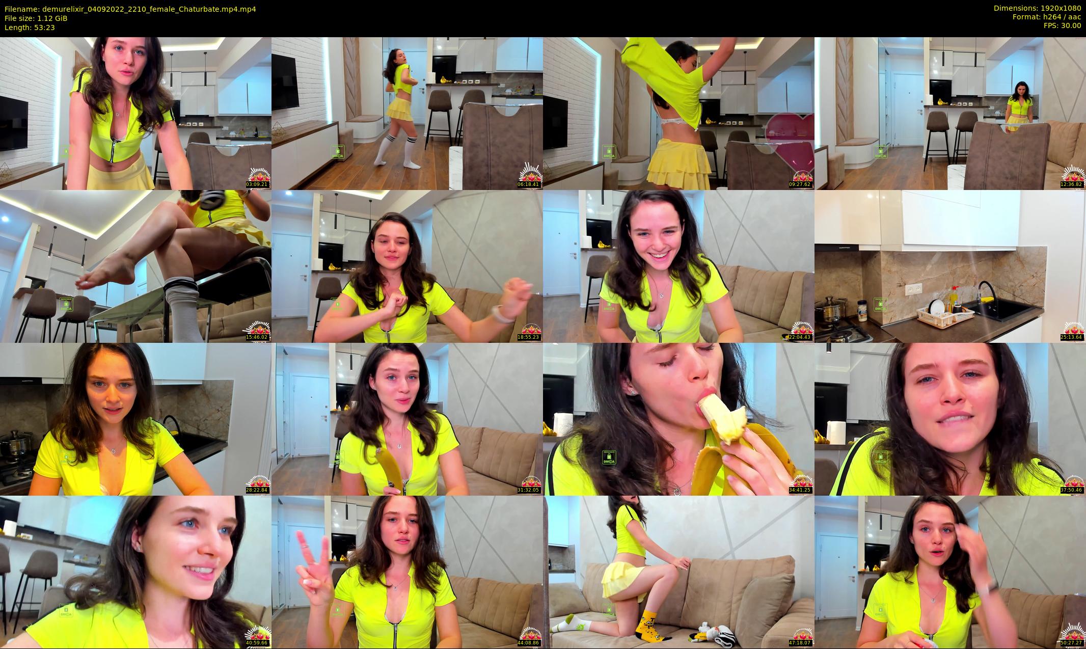 demurelixir — 54 minute Chaturbate female cam show recording, 1080p, Sep 4, 2022