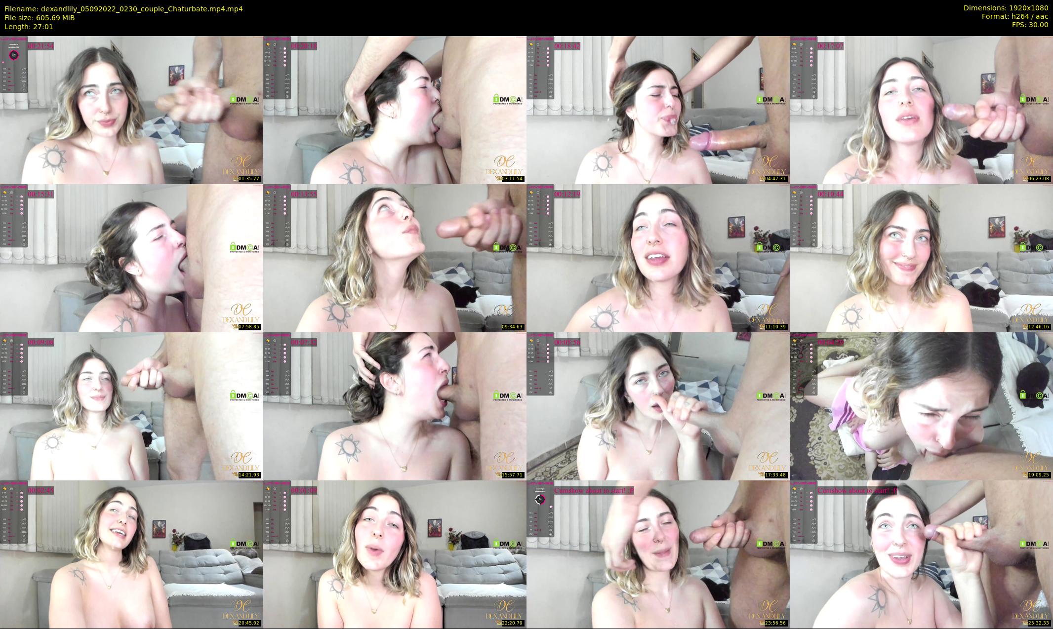 dexandlily — 28 minute Chaturbate couple cam show recording, 1080p, Sep 5, 2022