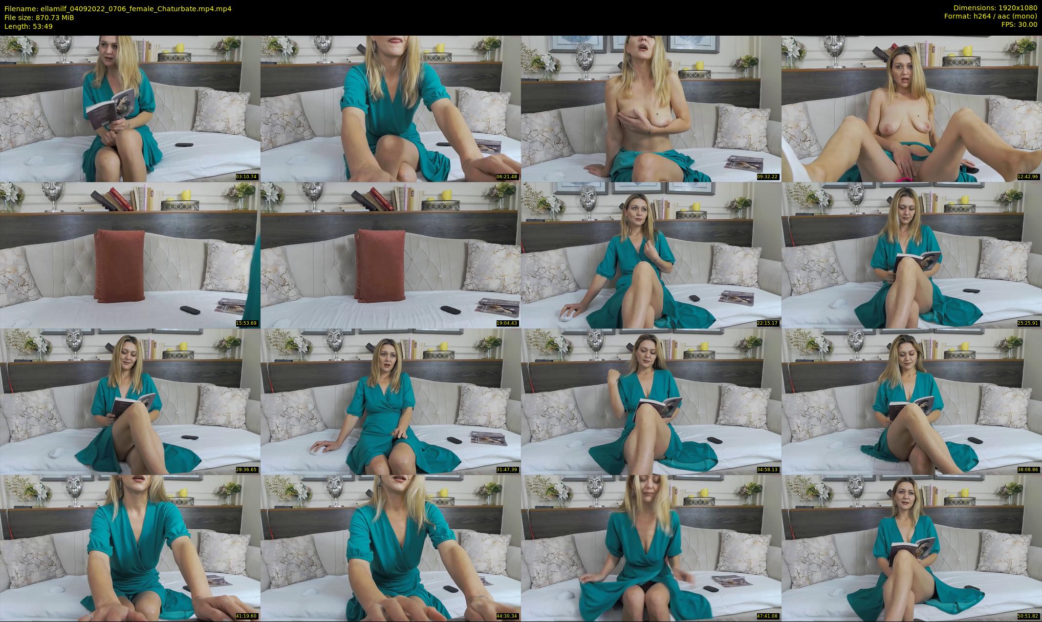 ellamilf — 54 minute Chaturbate female cam show recording, 1080p, Sep 4, 2022