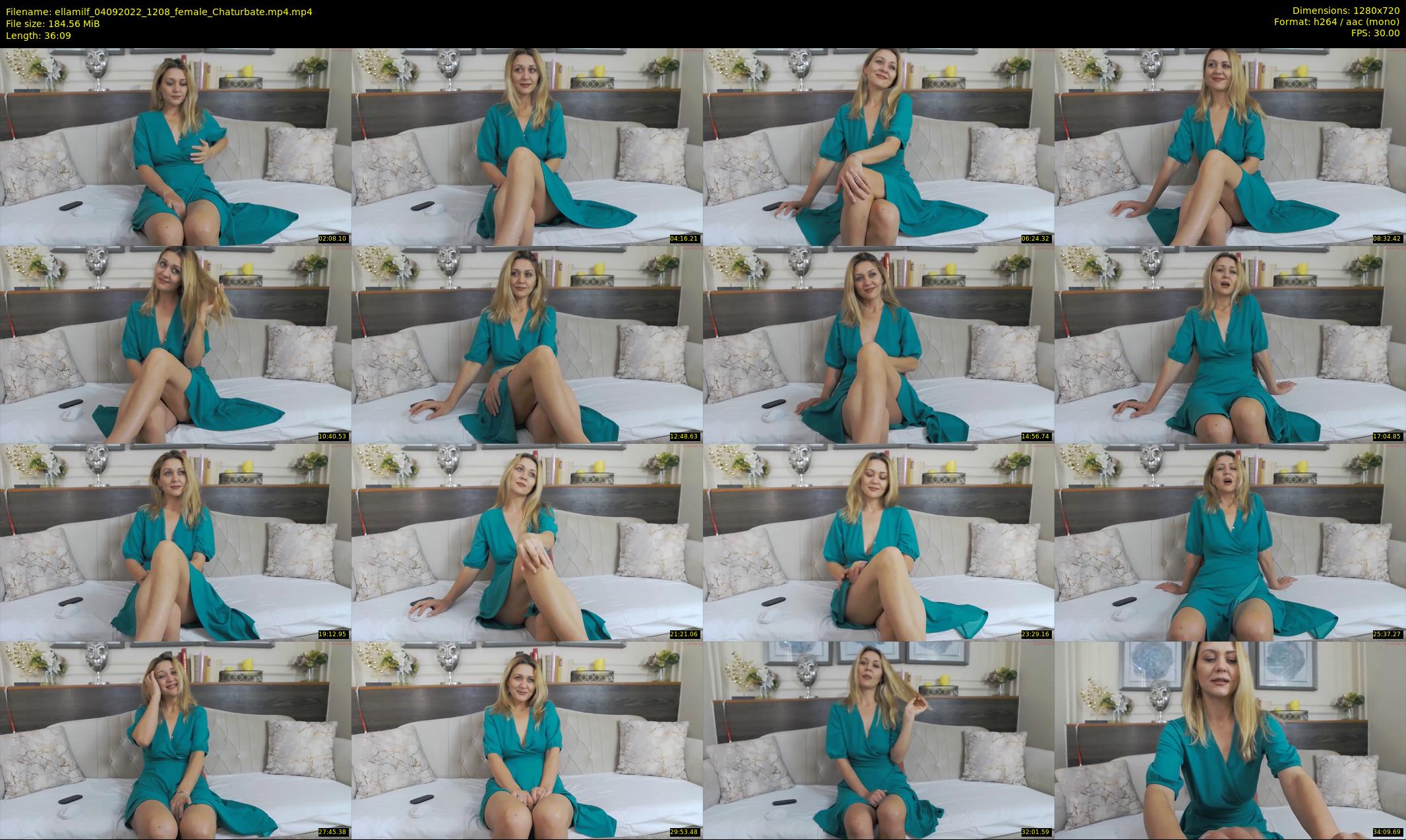 ellamilf — 37 minute Chaturbate female cam show recording, 720p, Sep 4, 2022