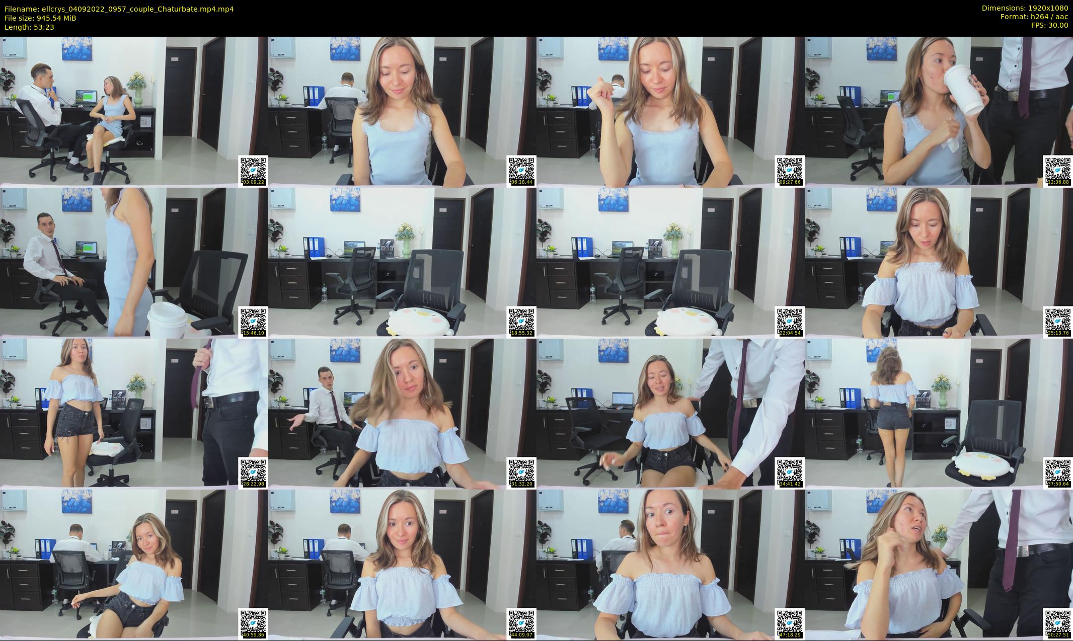 ellcrys — 54 minute Chaturbate couple cam show recording, 1080p, Sep 4, 2022