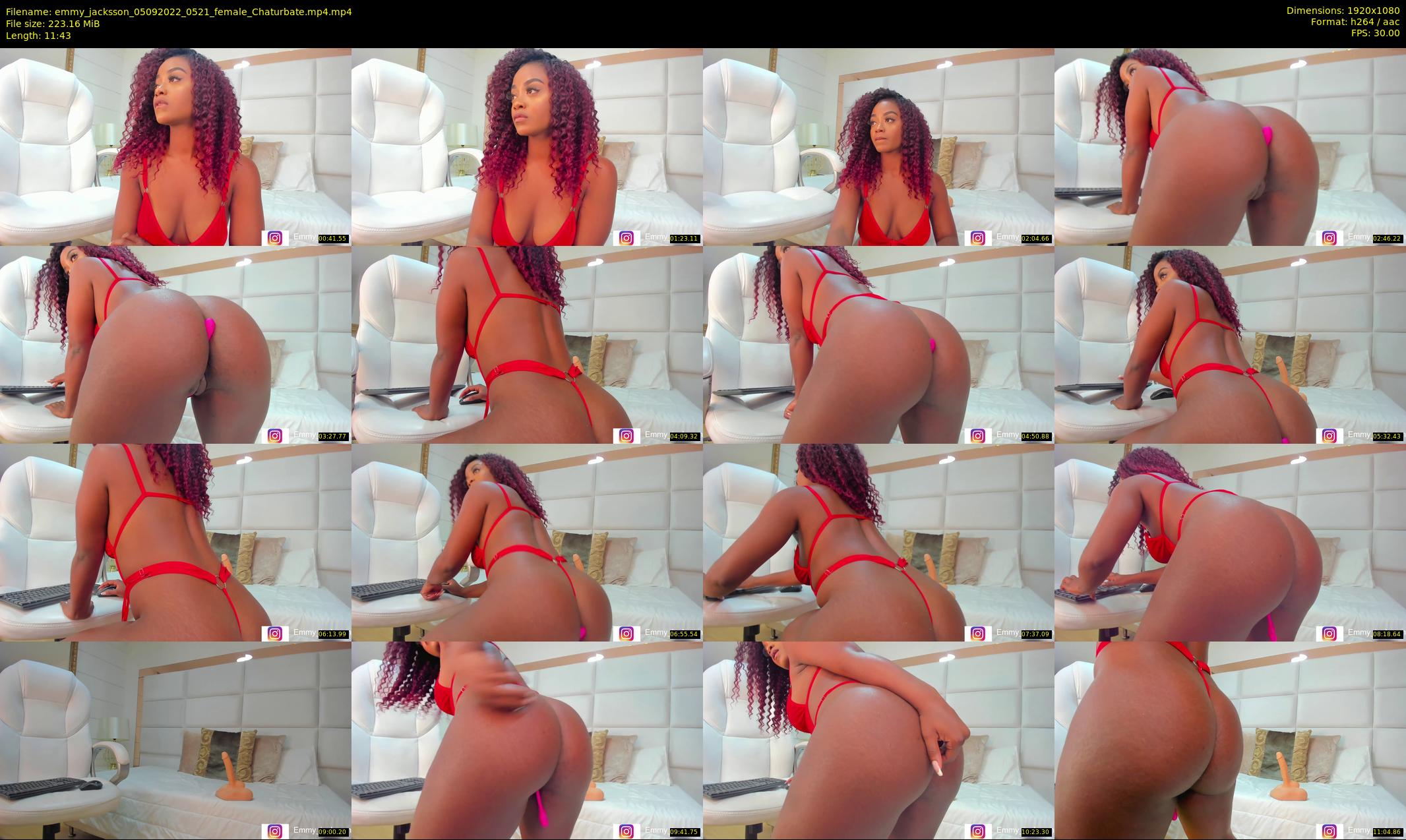 emmy_jacksson — 12 minute Chaturbate female cam show recording, 1080p, Sep 5, 2022