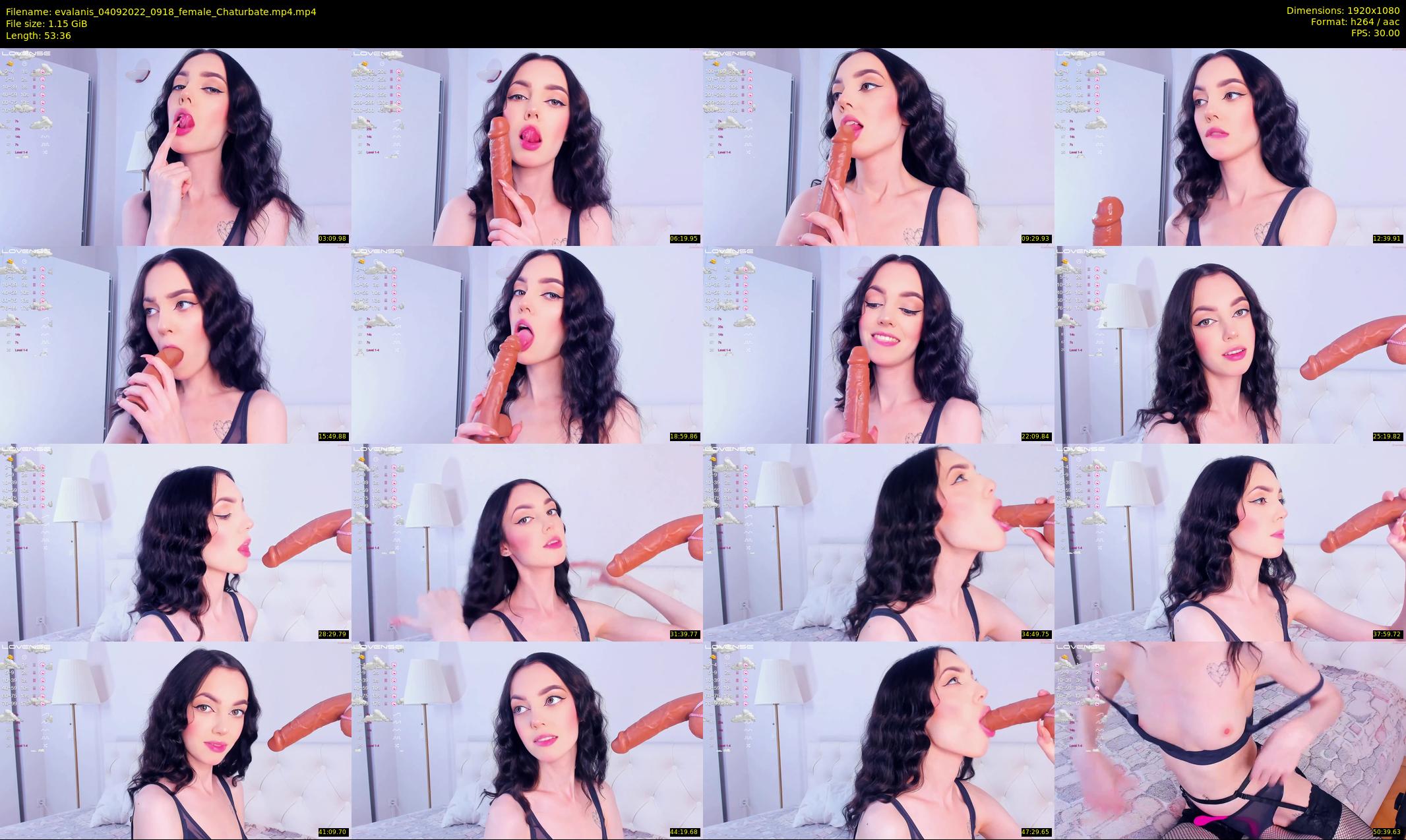 evalanis — 54 minute Chaturbate couple cam show recording, 1080p, Sep 4, 2022