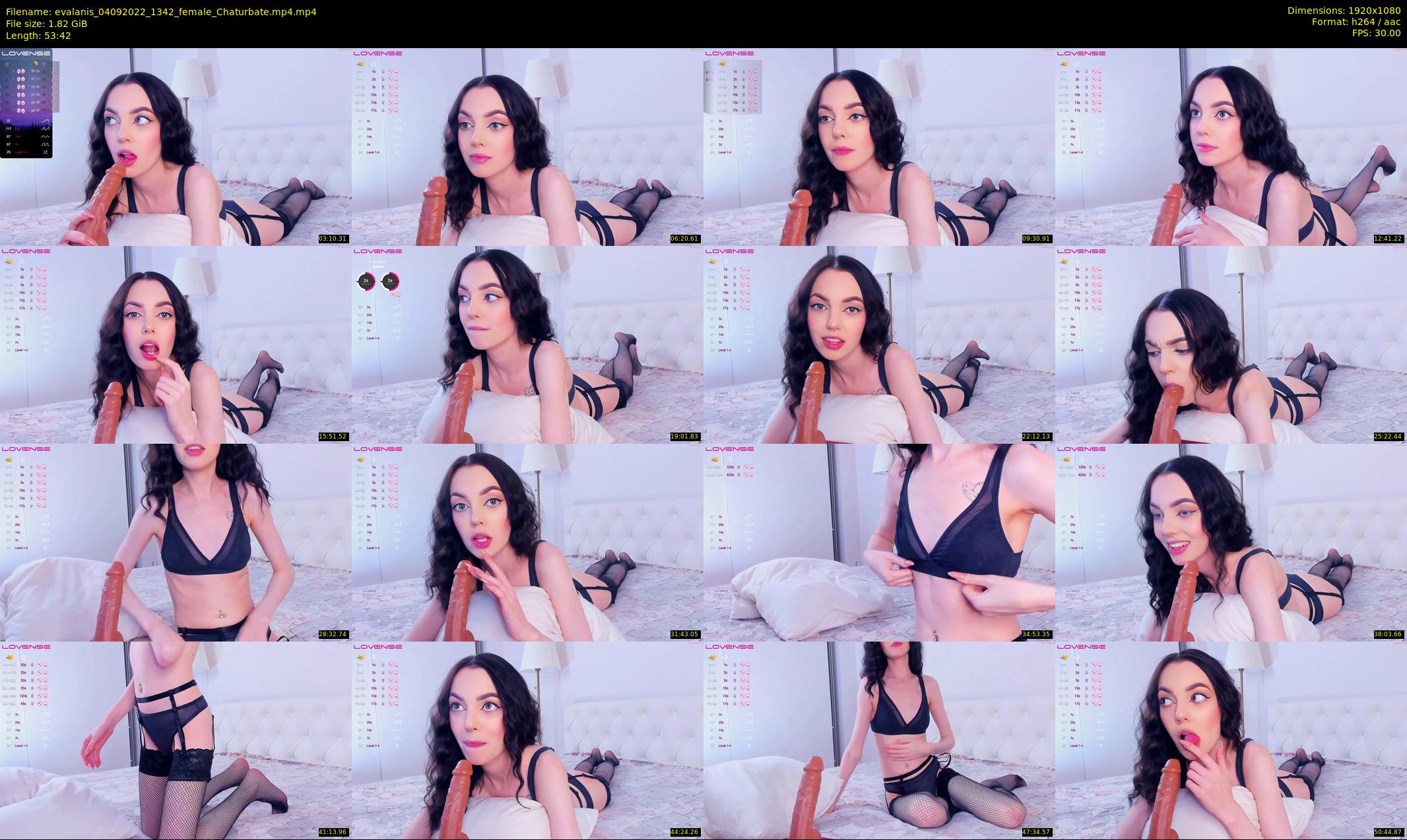 evalanis — 54 minute Chaturbate couple cam show recording, 1080p, Sep 4, 2022