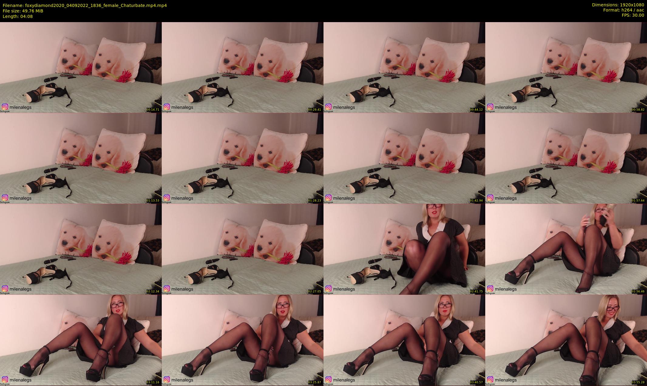 foxydiamond2020 — 5 minute Chaturbate female cam show recording, 1080p, Sep 4, 2022