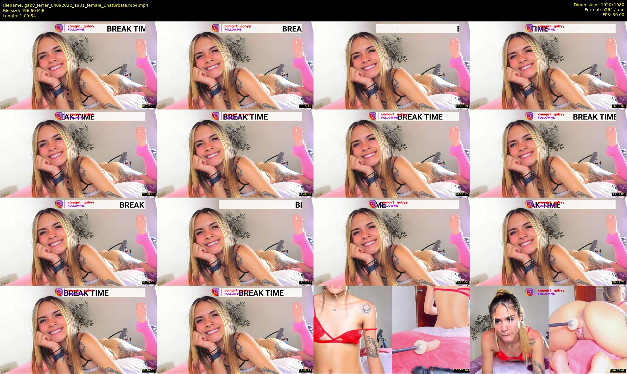 gaby_ferrer — 70 minute Chaturbate female cam show recording, 1080p, Sep 4, 2022