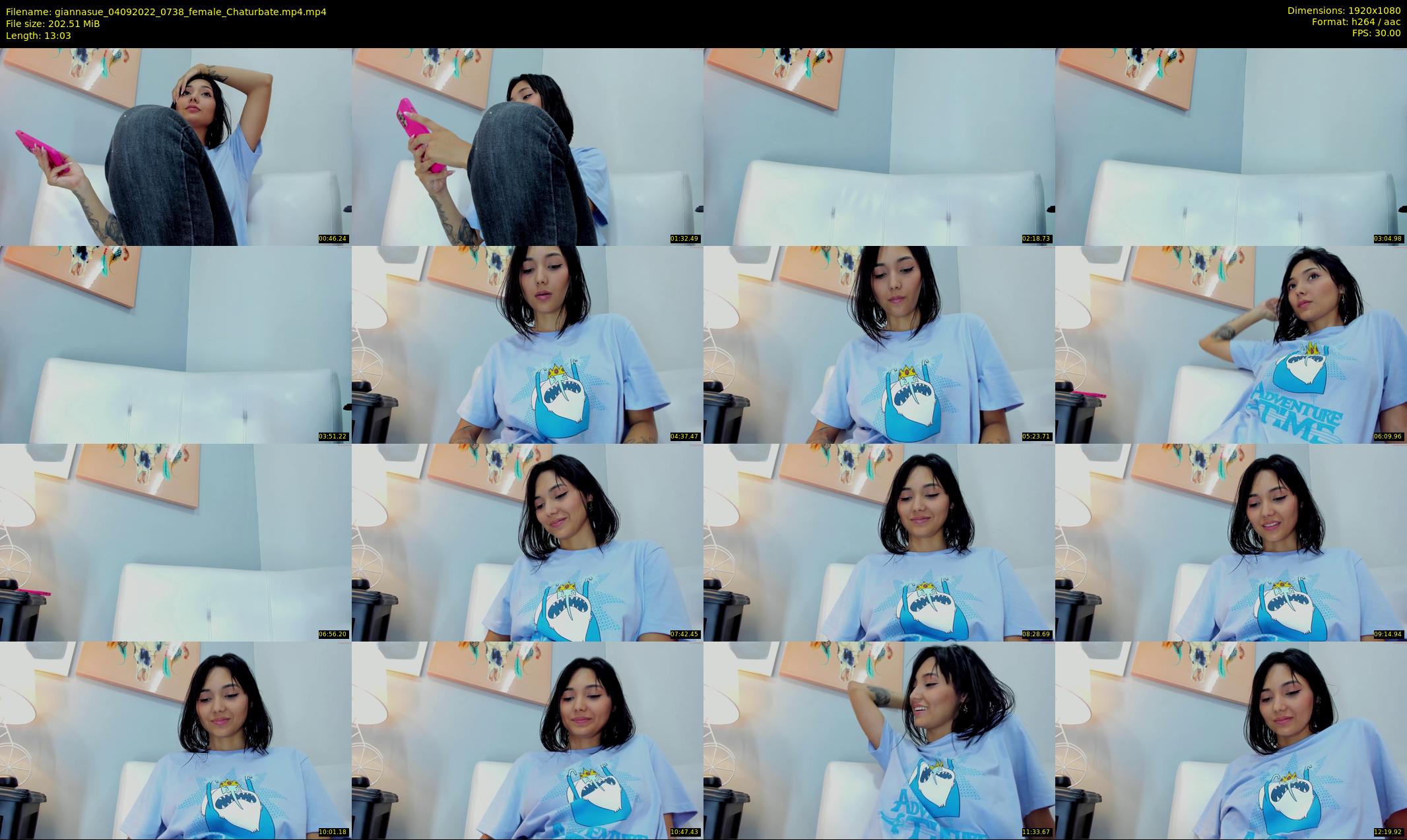 giannasue — 14 minute Chaturbate female cam show recording, 1080p, Sep 4, 2022