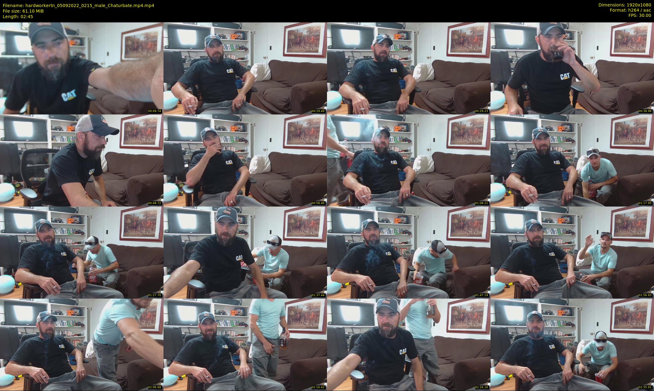 hardworkertn — 3 minute Chaturbate male cam show recording, 1080p, Sep 5, 2022