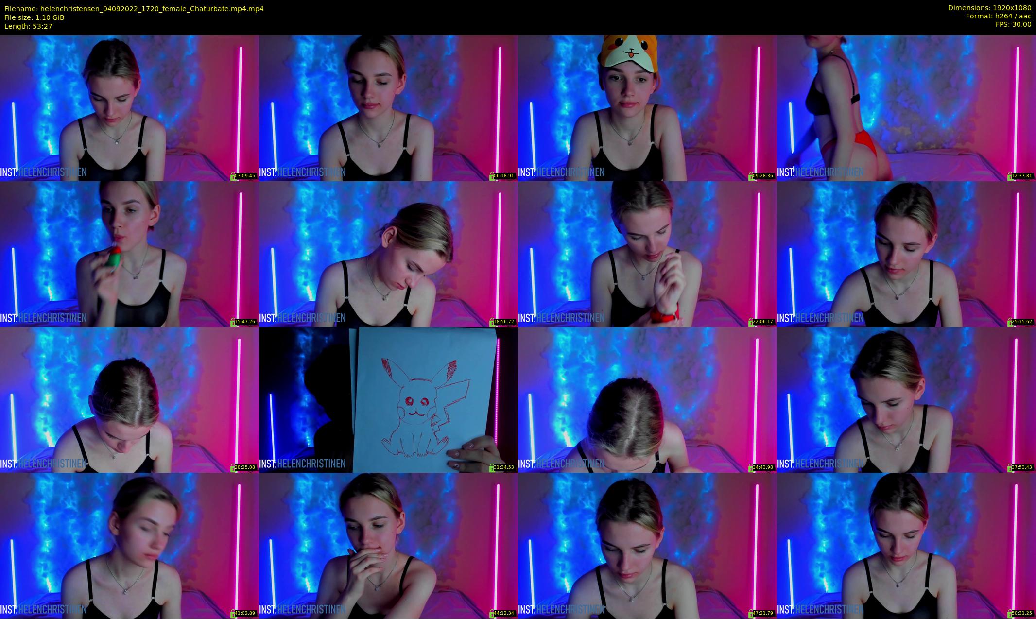 helenchristensen — 54 minute Chaturbate female cam show recording, 1080p, Sep 4, 2022