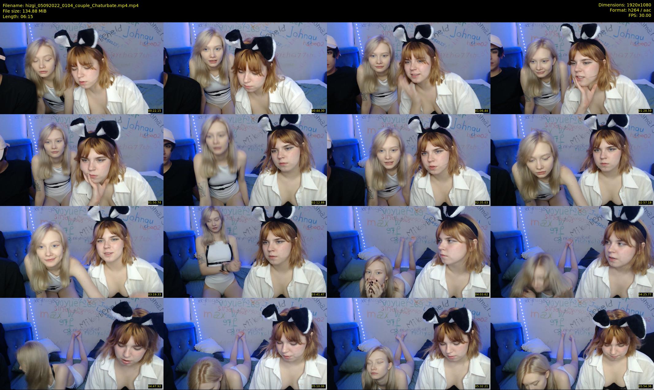hizgi — 7 minute Chaturbate couple cam show recording, 1080p, Sep 5, 2022