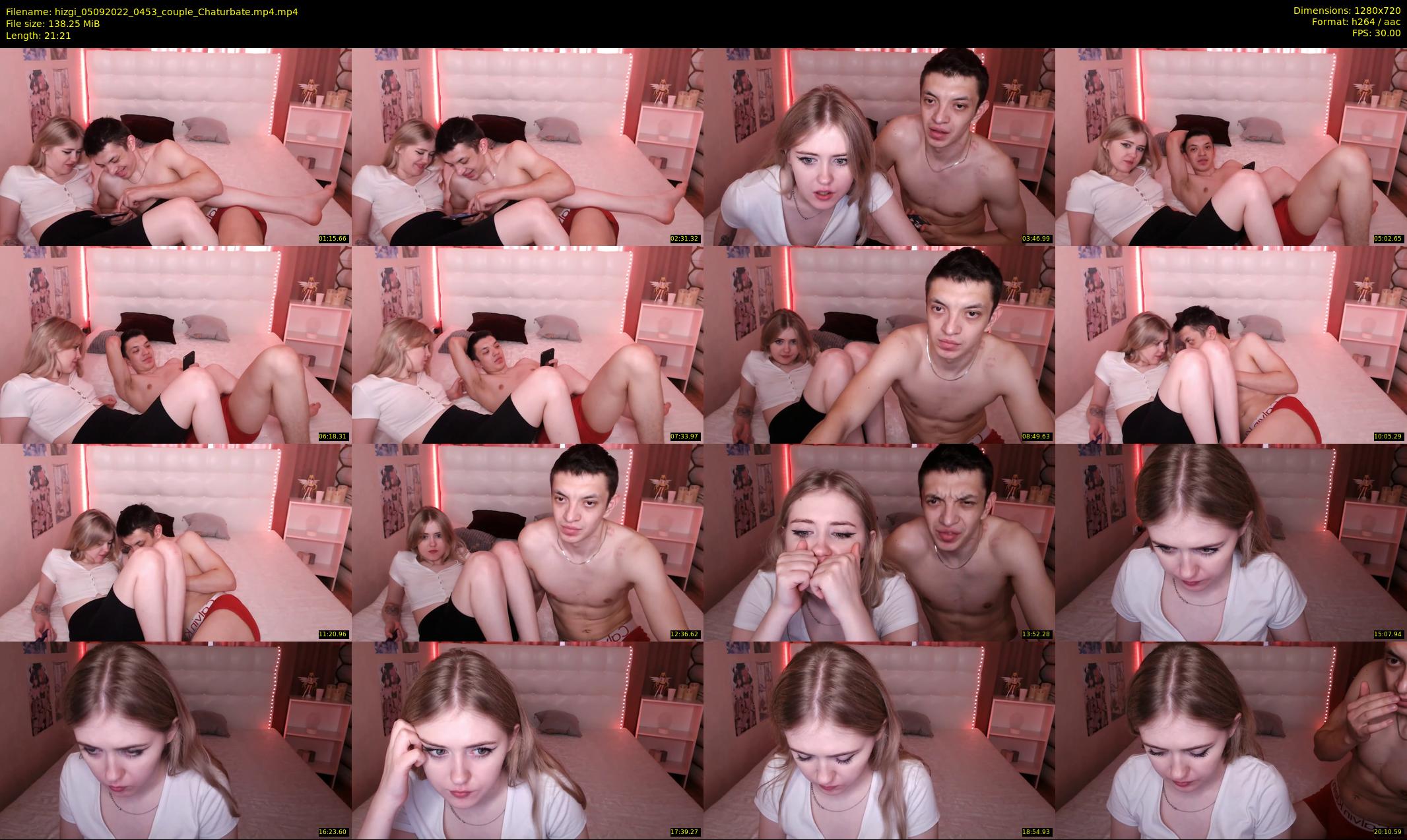 hizgi — 22 minute Chaturbate couple cam show recording, 720p, Sep 5, 2022