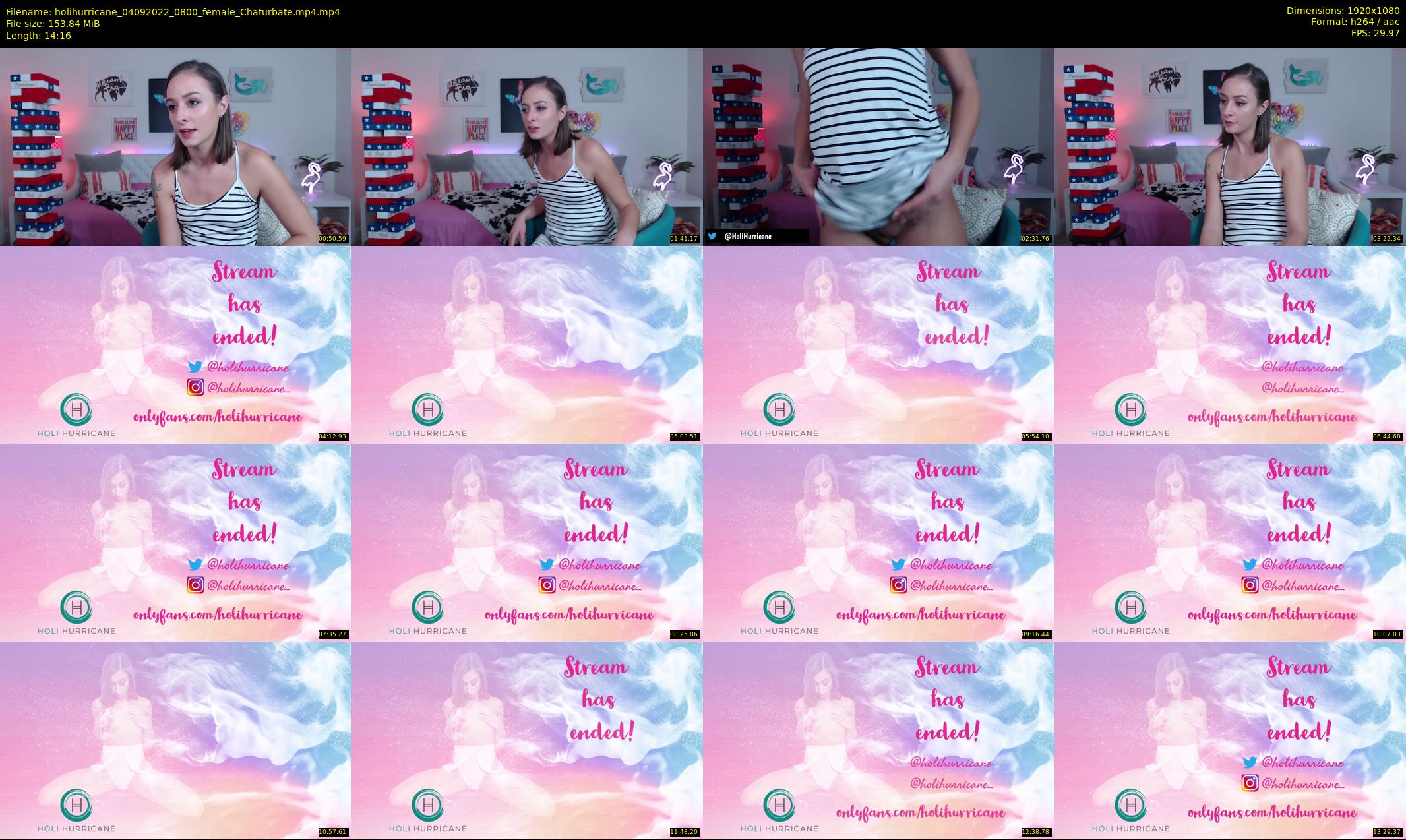 holihurricane — 15 minute Chaturbate female cam show recording, 1080p, Sep 4, 2022