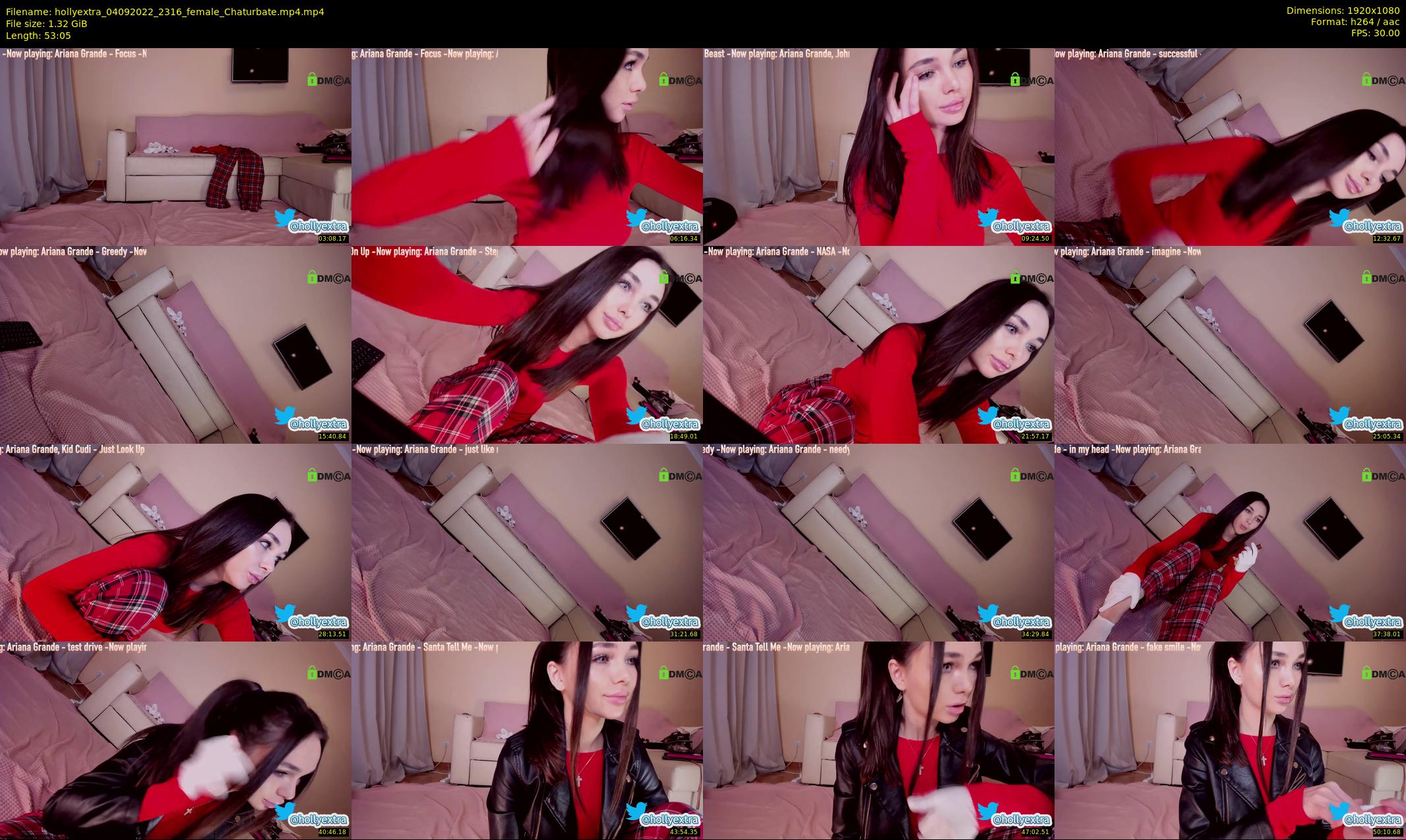 hollyextra — 54 minute Chaturbate female cam show recording, 1080p, Sep 4, 2022