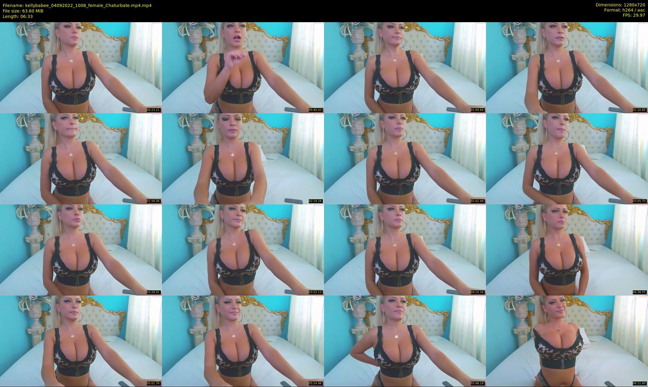 kellybabee — 7 minute Chaturbate female cam show recording, 720p, Sep 4, 2022