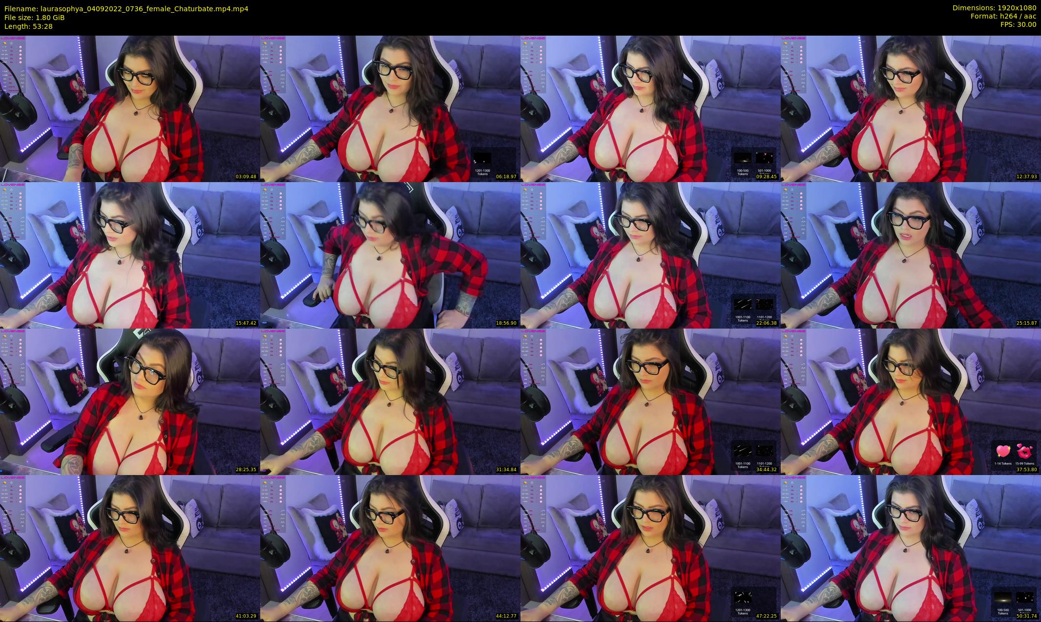 laurasophya — 54 minute Chaturbate female cam show recording, 1080p, Sep 4, 2022