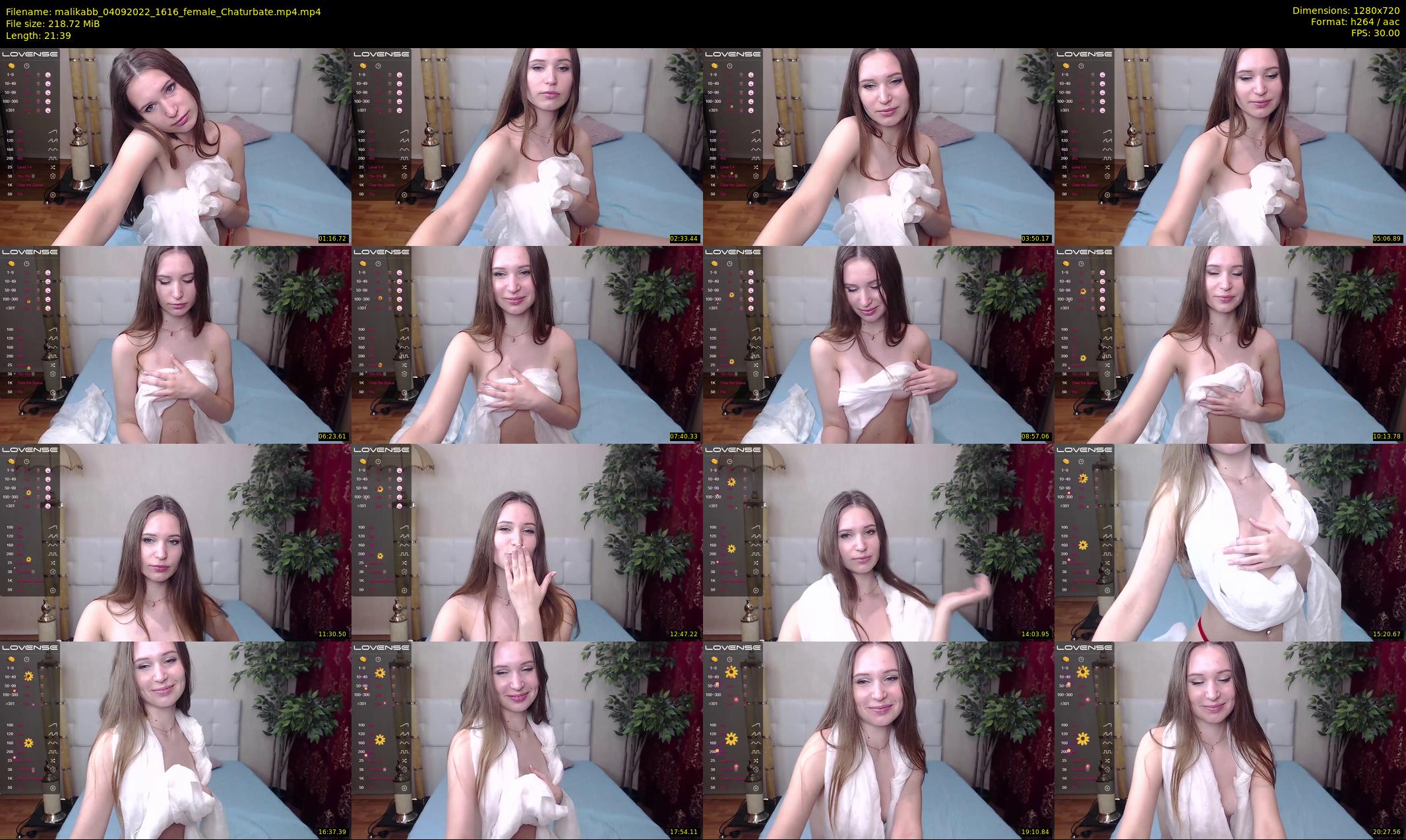 malikabb — 22 minute Chaturbate female cam show recording, 720p, Sep 4, 2022
