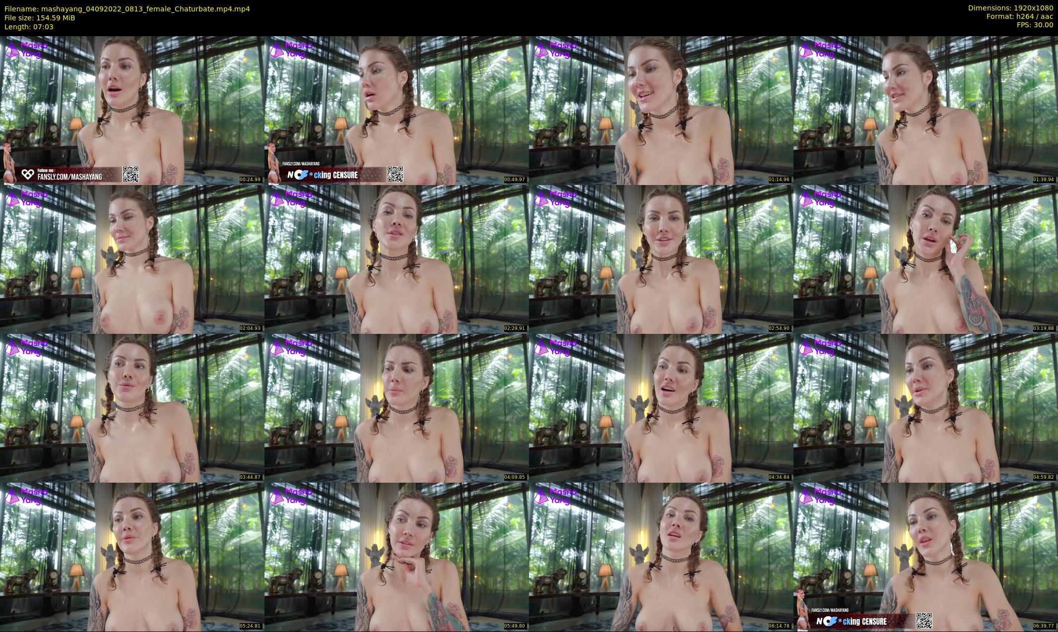 mashayang — 8 minute Chaturbate female cam show recording, 1080p, Sep 4, 2022