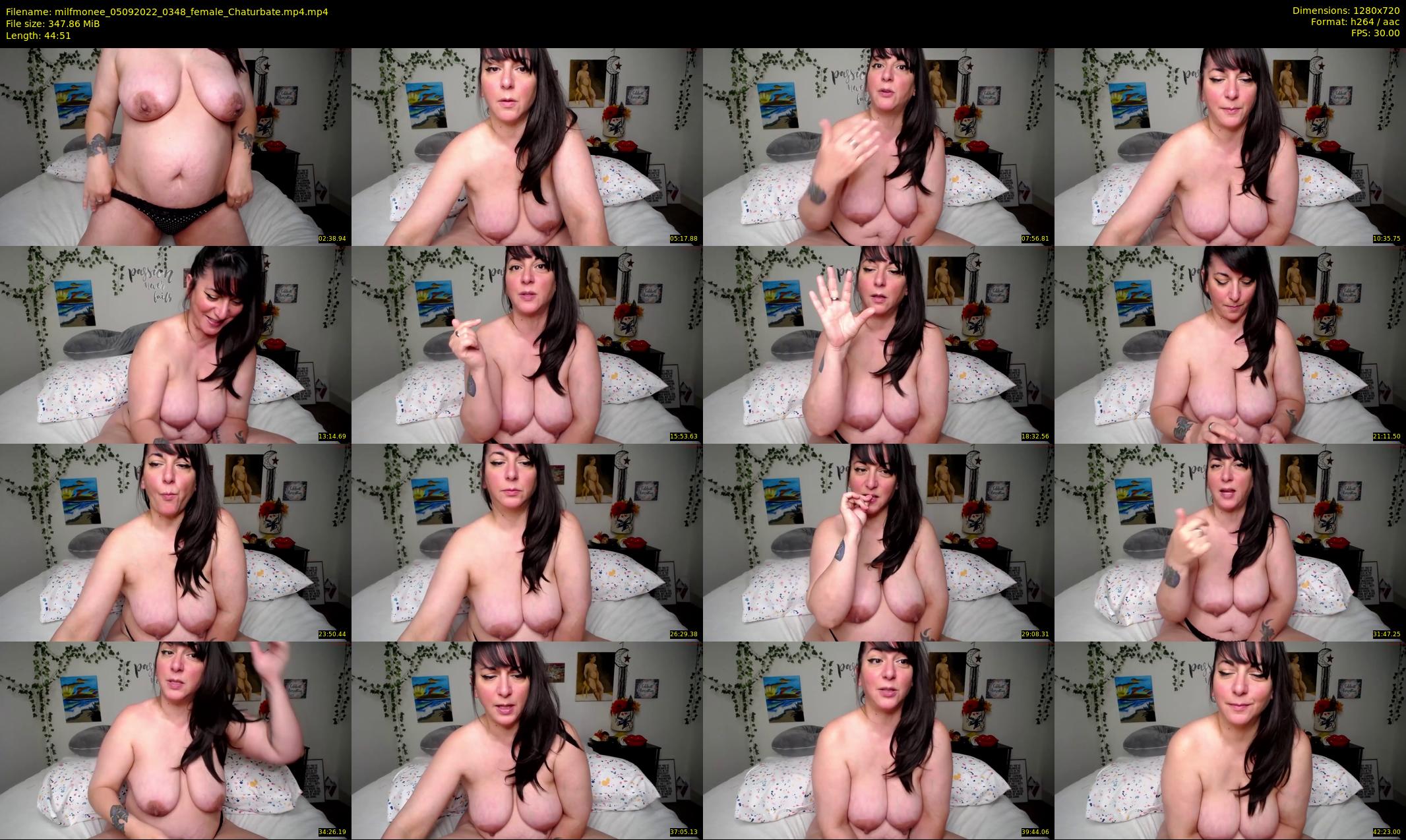 milfmonee — 45 minute Chaturbate female cam show recording, 720p, Sep 5, 2022