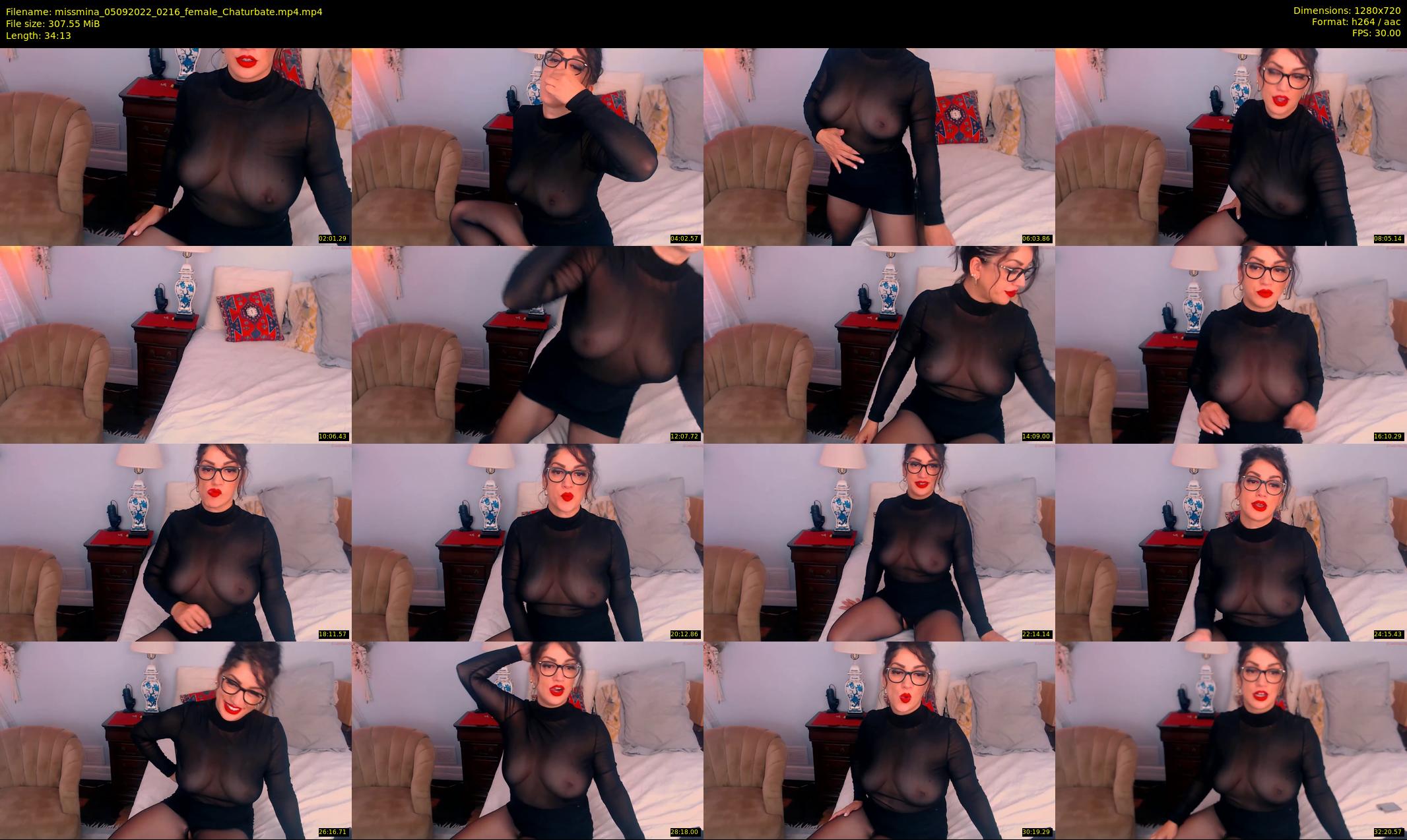 missmina — 35 minute Chaturbate female cam show recording, 720p, Sep 5, 2022