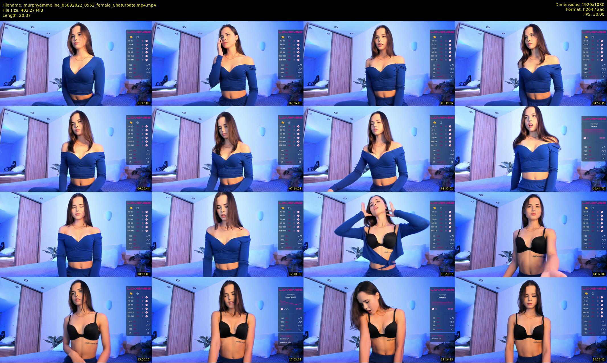 murphyemmeline — 21 minute Chaturbate female cam show recording, 1080p, Sep 5, 2022