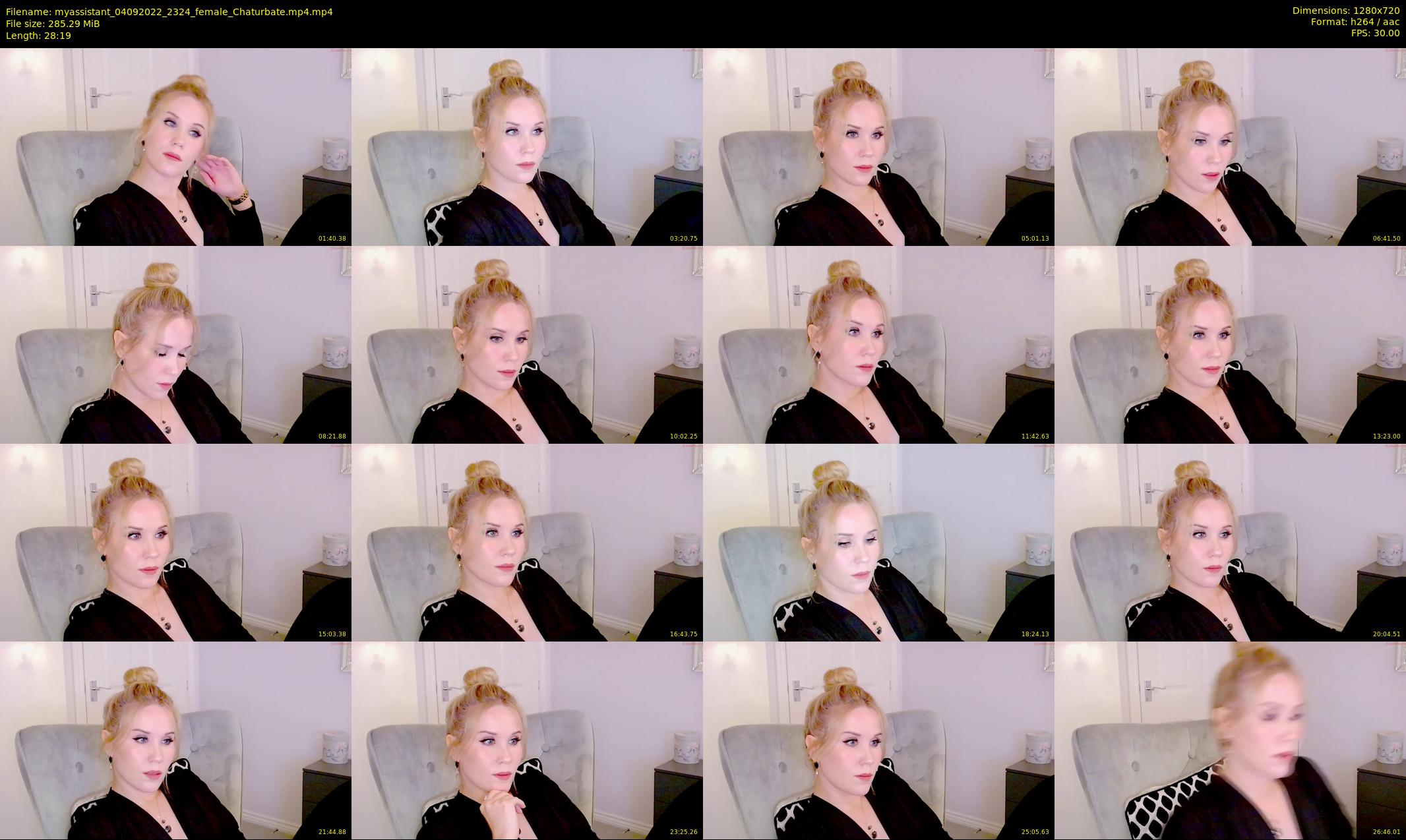 myassistant — 29 minute Chaturbate female cam show recording, 720p, Sep 4, 2022