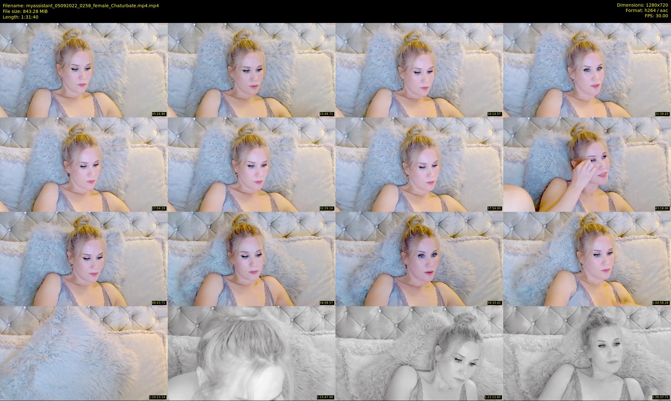 myassistant — 92 minute Chaturbate female cam show recording, 720p, Sep 5, 2022
