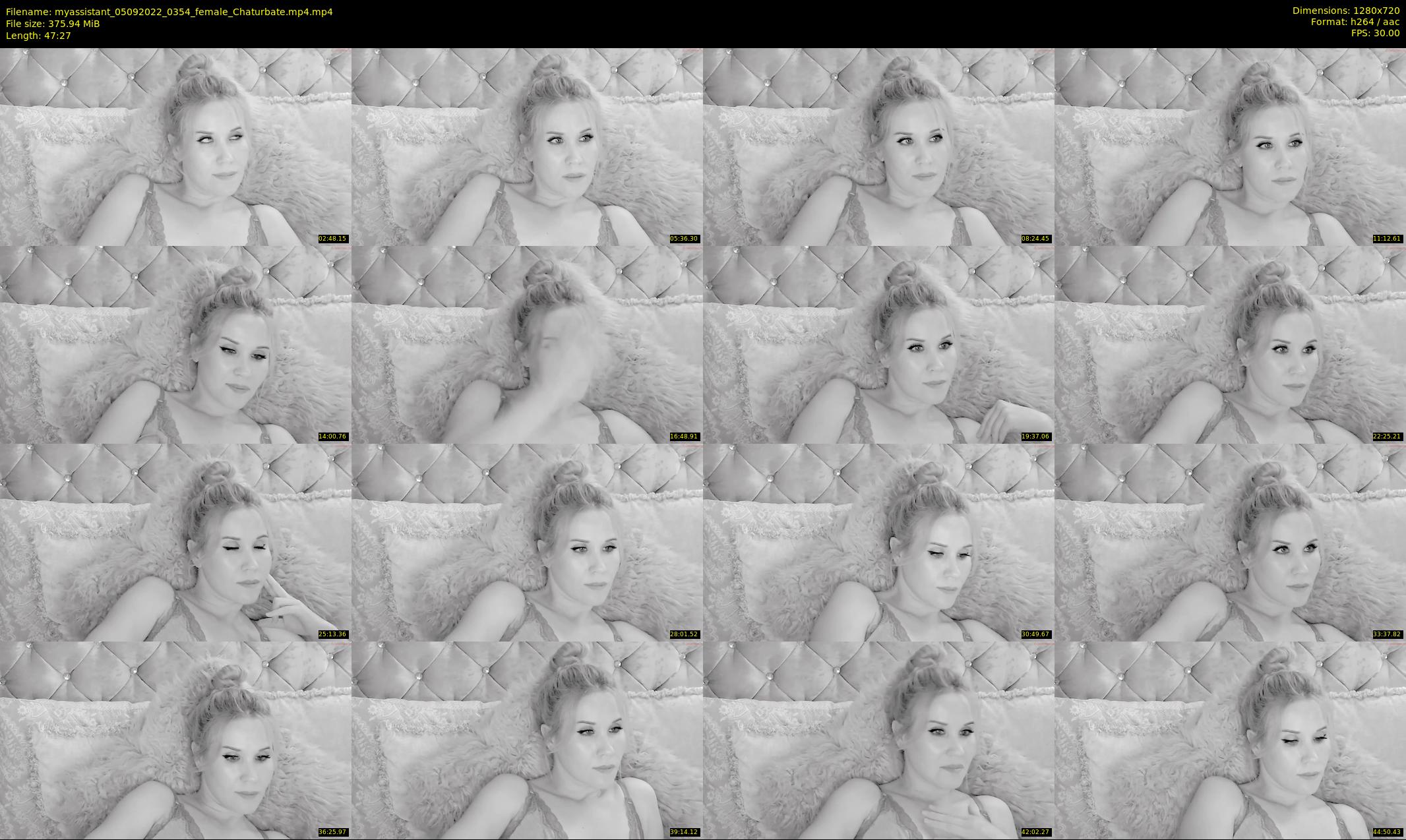 myassistant — 48 minute Chaturbate female cam show recording, 720p, Sep 5, 2022