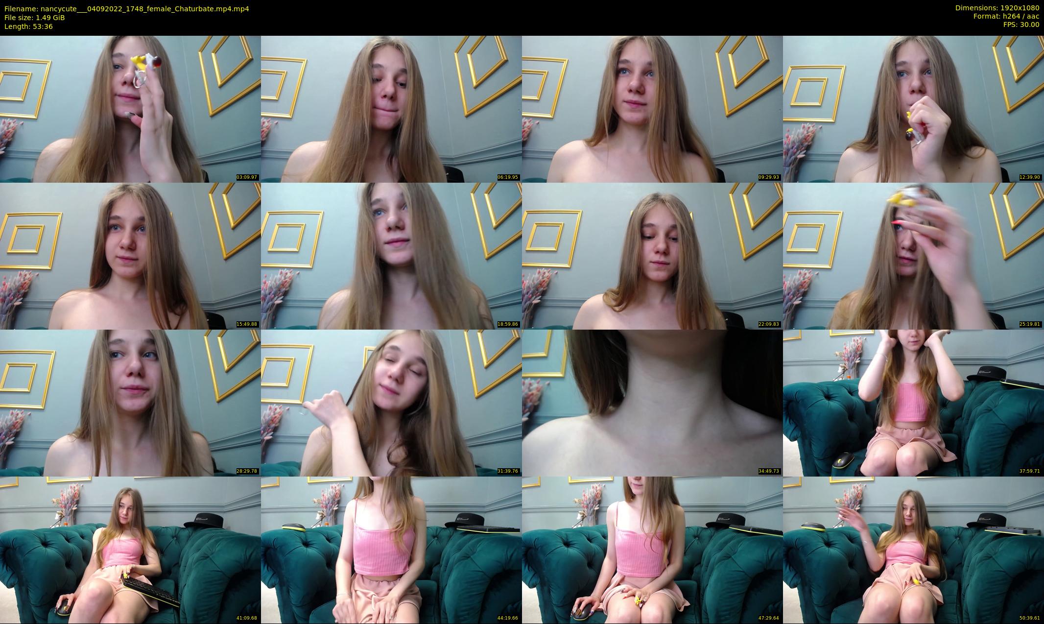 nancycute__ — 54 minute Chaturbate female cam show recording, 1080p, Sep 4, 2022
