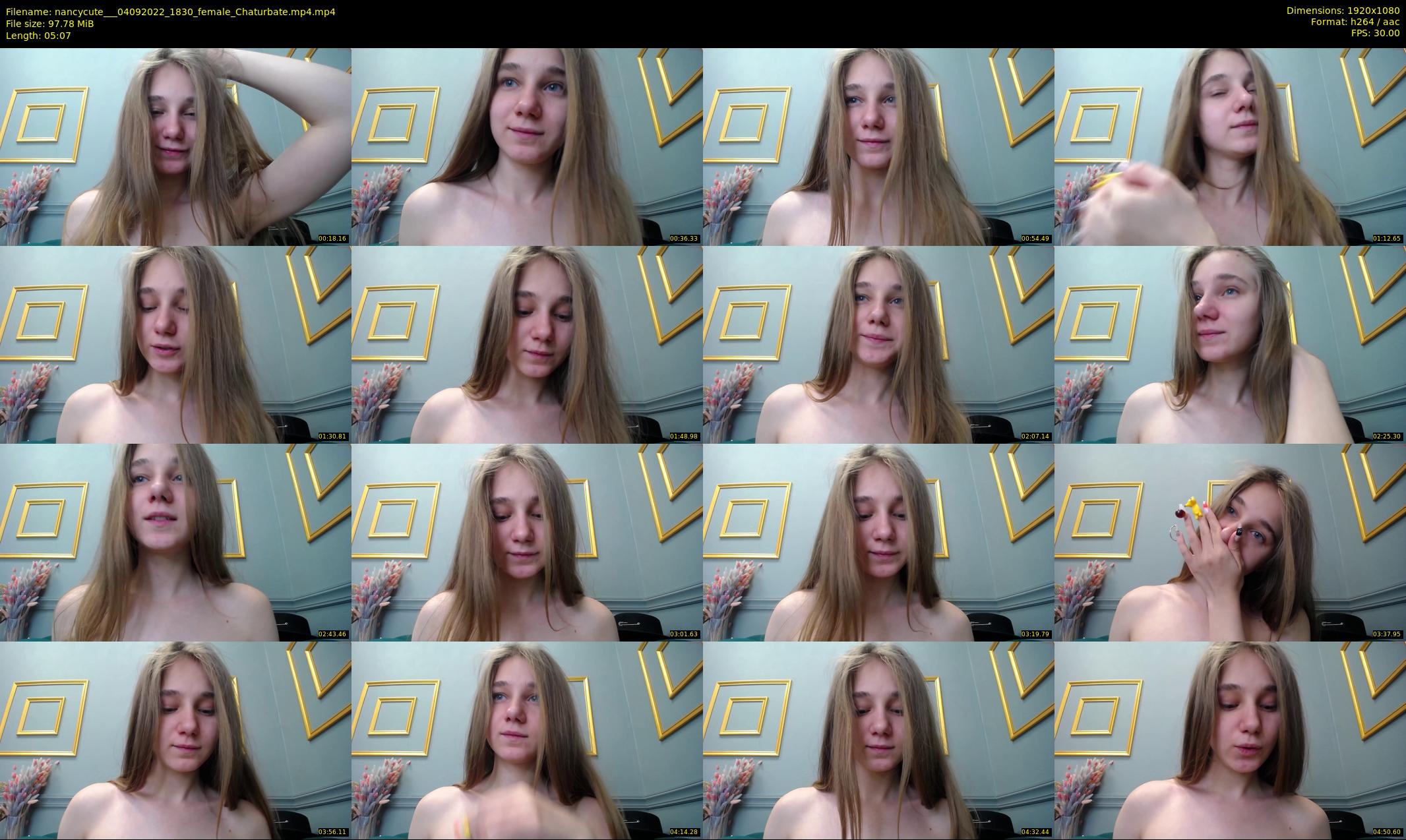 nancycute__ — 6 minute Chaturbate female cam show recording, 1080p, Sep 4, 2022